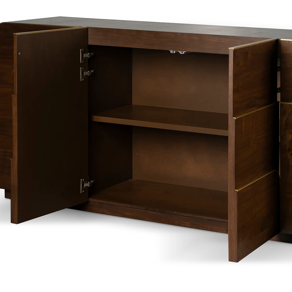 CDT8517-VA 2m Buffet Unit - Walnut - Image 8