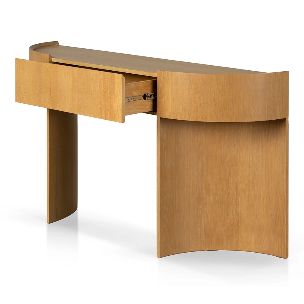 CDT8521-VA 1.5m Console Table - Dusty Oak - Image 5