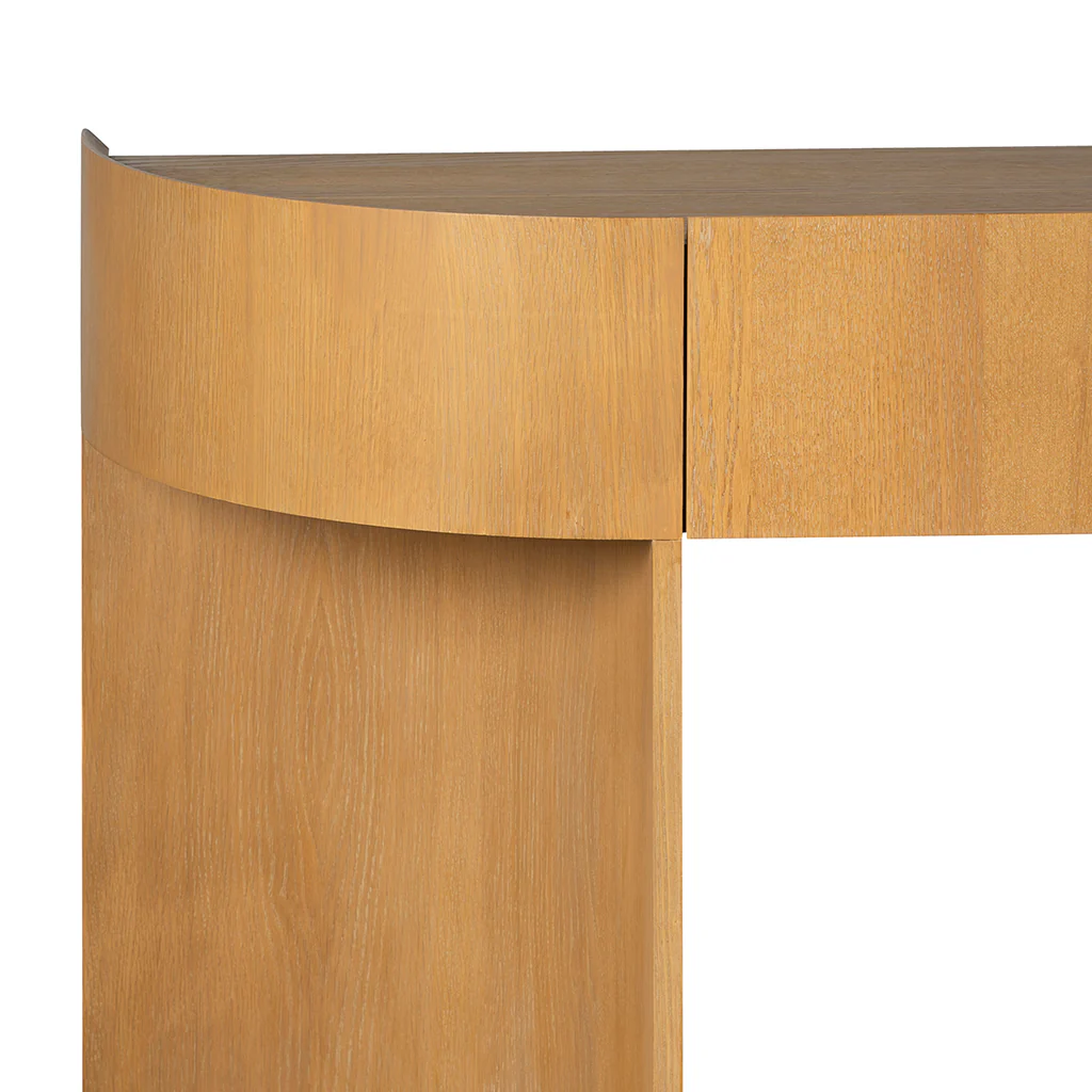 CDT8521-VA 1.5m Console Table - Dusty Oak - Image 6