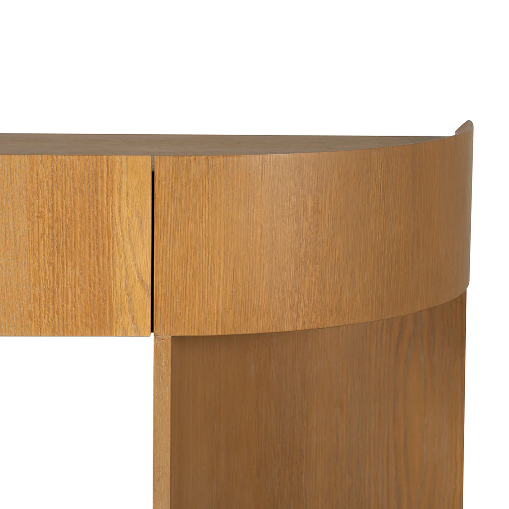 CDT8521-VA 1.5m Console Table - Dusty Oak - Image 7