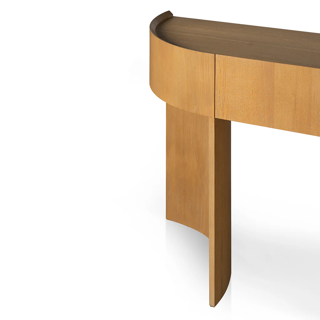 CDT8521-VA 1.5m Console Table - Dusty Oak - Image 8