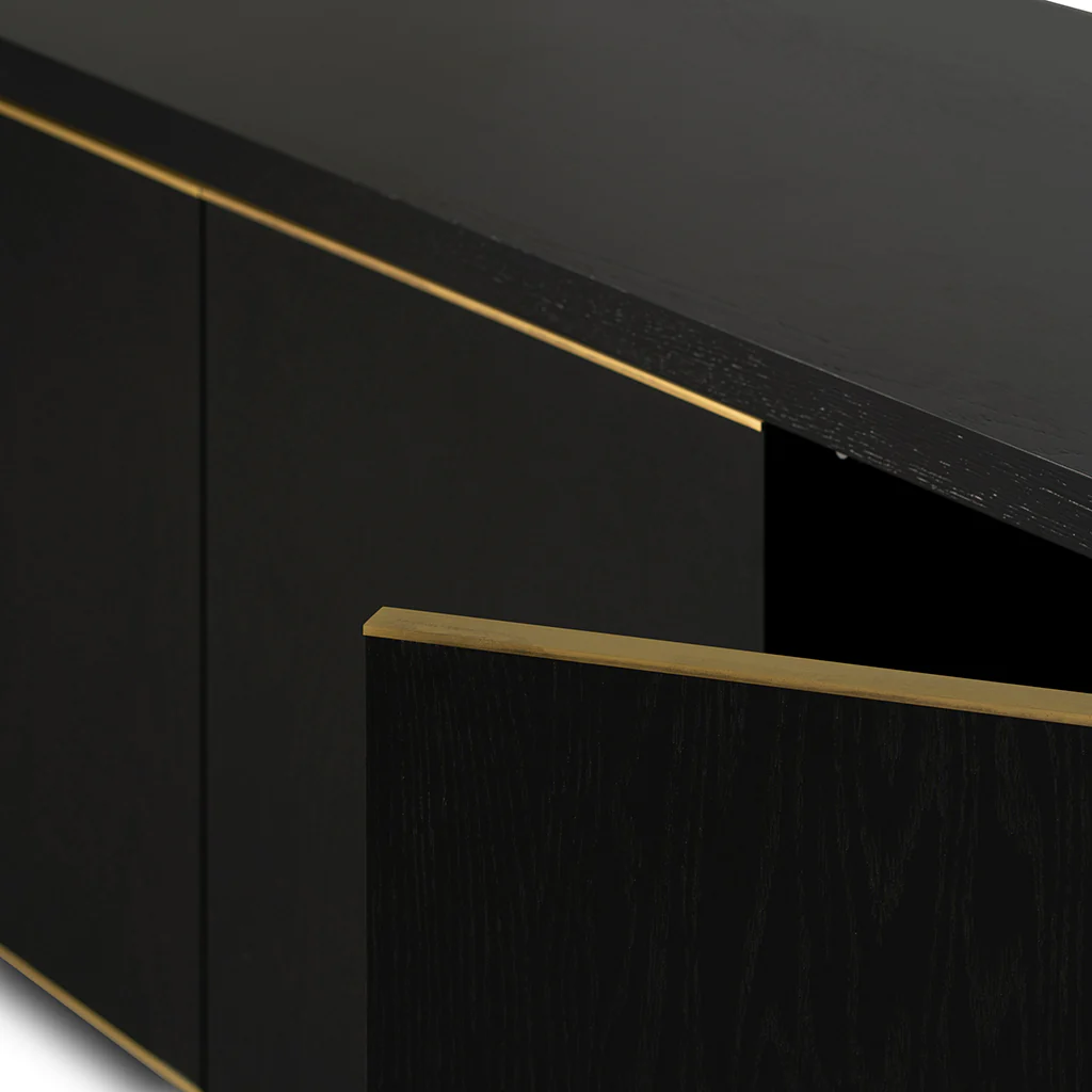 CDT8524-VA 2m Buffet Unit - Textured Espresso Black - Image 11
