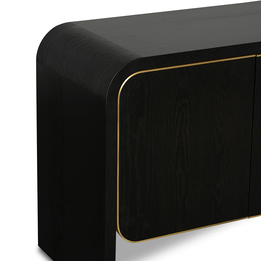CDT8524-VA 2m Buffet Unit - Textured Espresso Black - Image 9