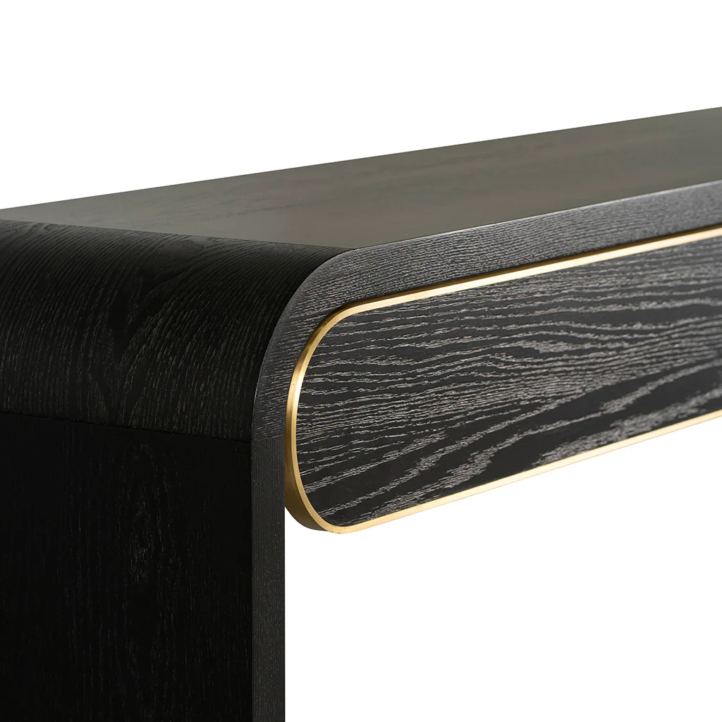 Ex Display - CDT8528-VA 1.5m Console Table - Textured Espresso Black - Image 10
