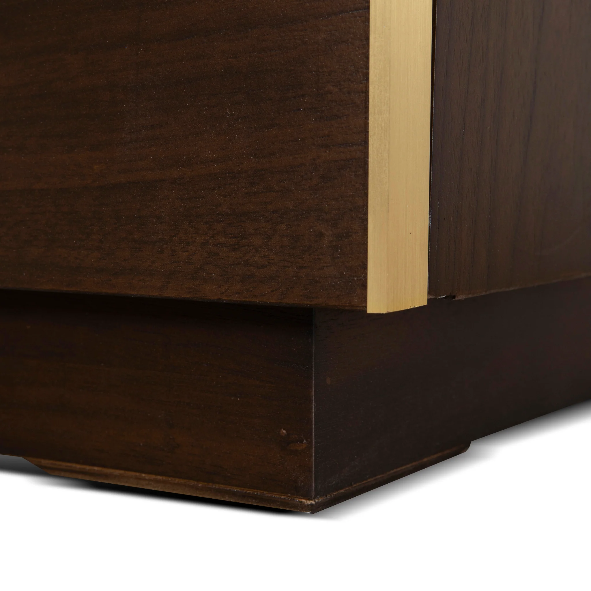 CDT8529-VA 2m (H) Glass Cabinet - Walnut - Image 14