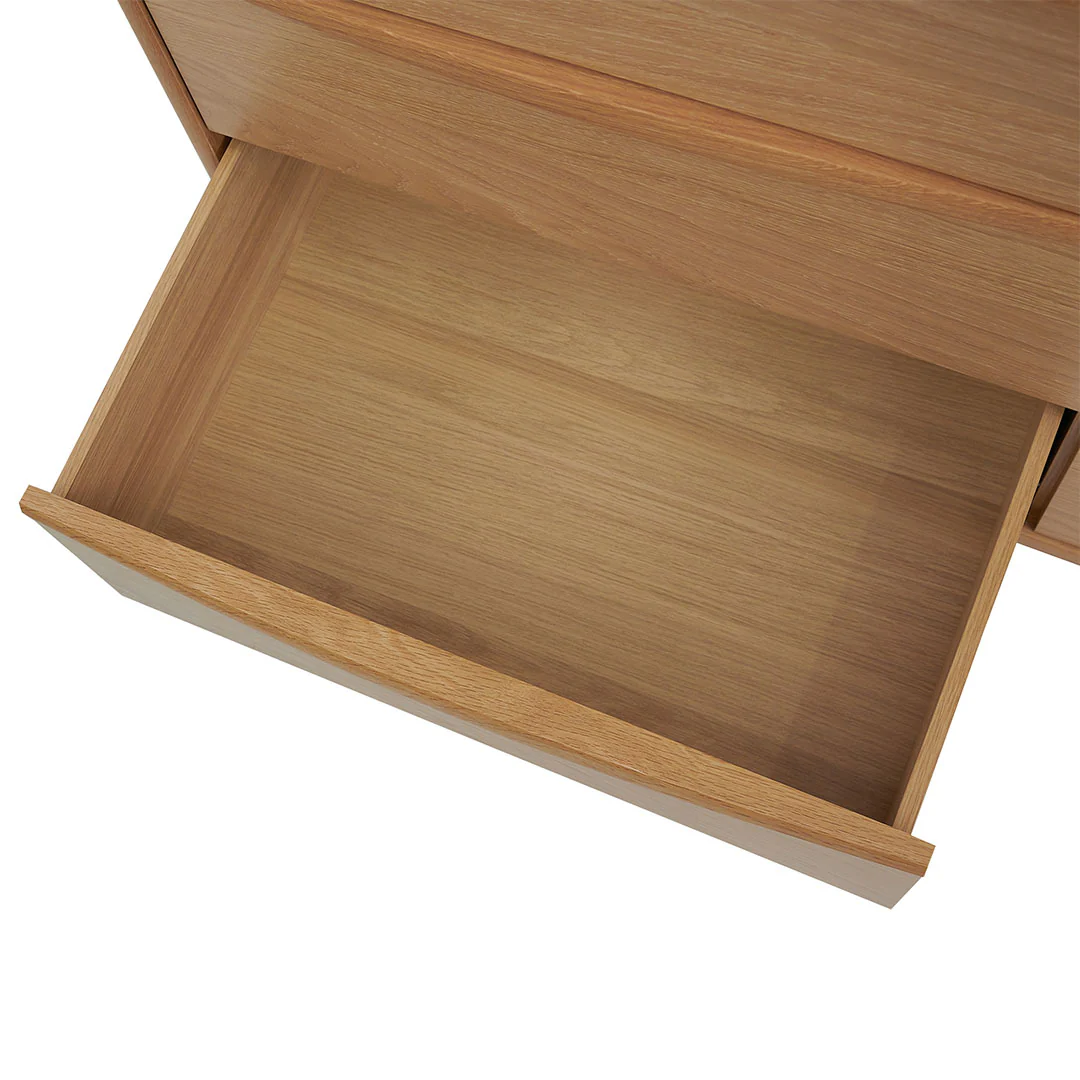 CDT8533-VN 6 Drawer Chest - Natural Oak - Image 7