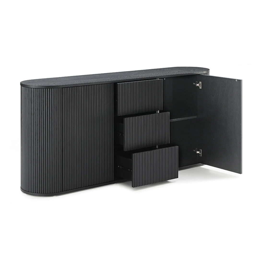 CDT8575-DW 1.8m Sideboard Unit - Black - Image 6