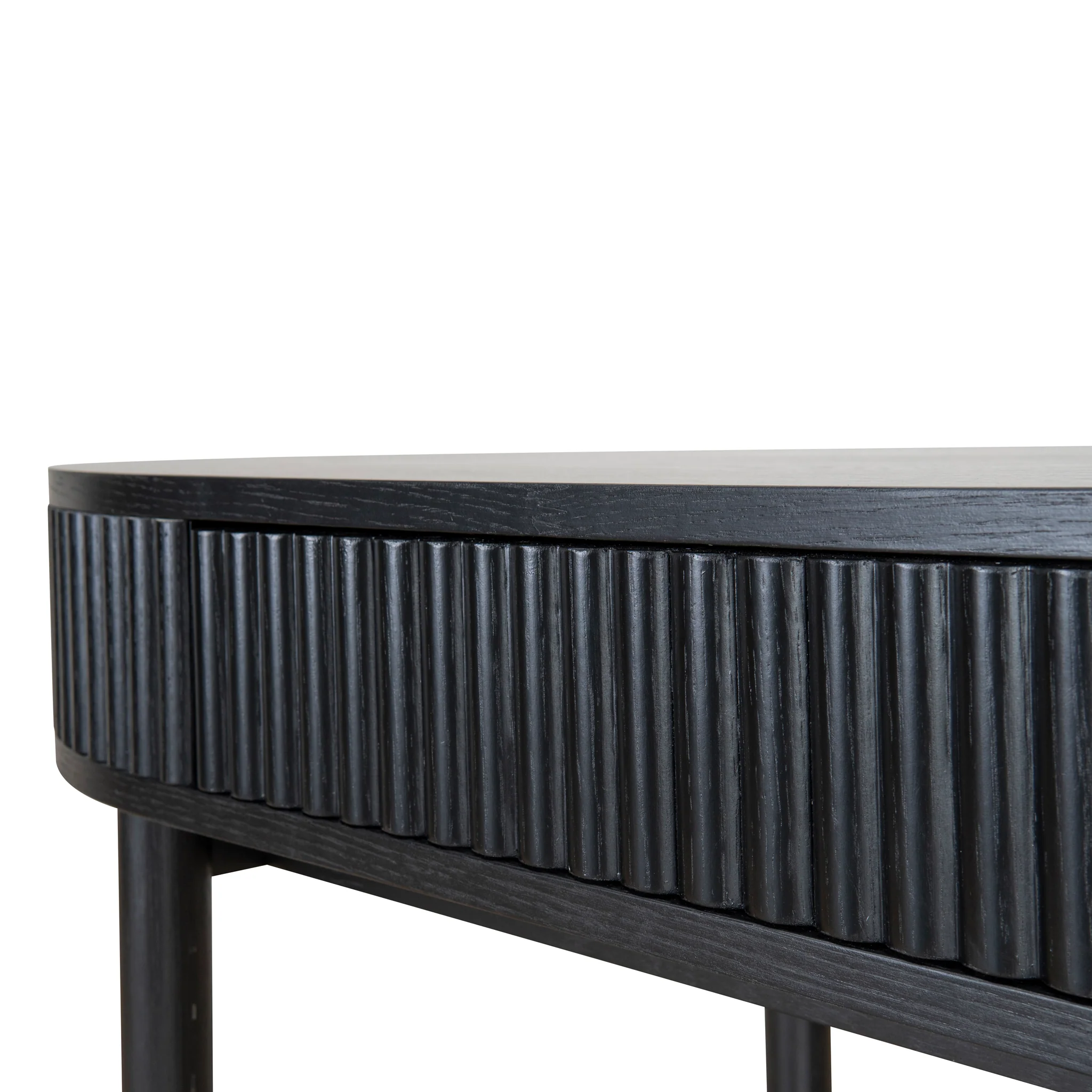 CDT8624-KD 1.2m Home Office Desk - Full Black - Image 10