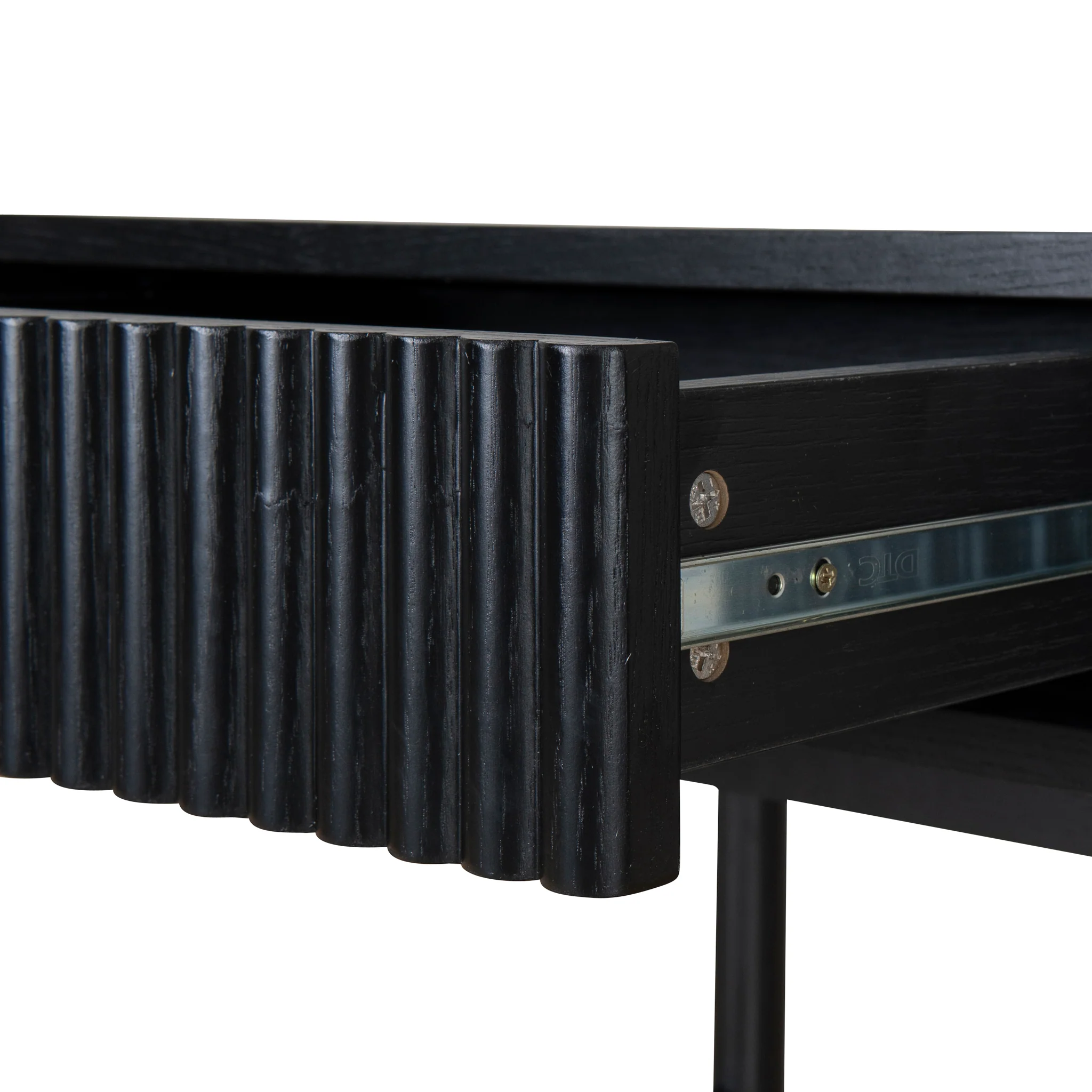 CDT8624-KD 1.2m Home Office Desk - Full Black - Image 16