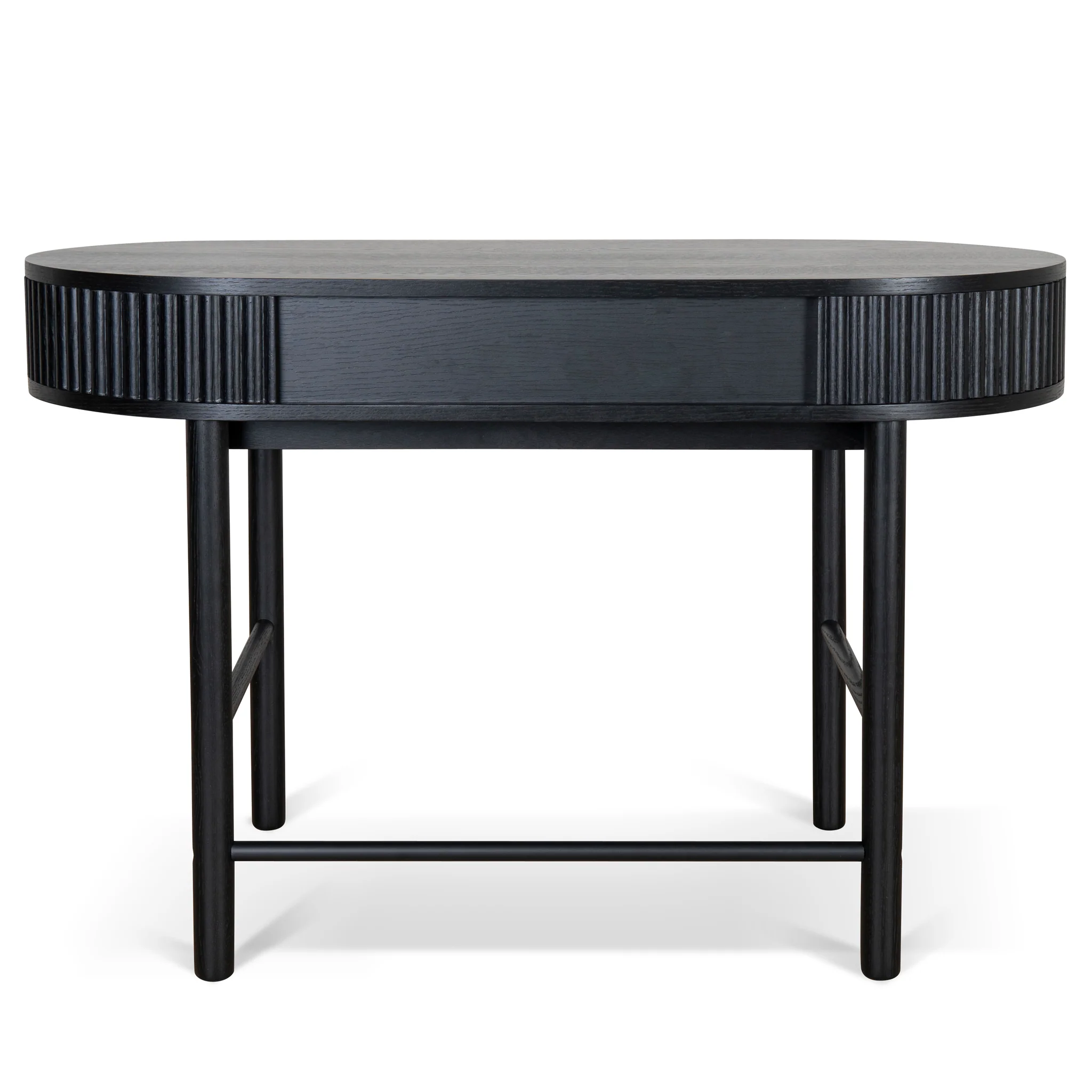 CDT8624-KD 1.2m Home Office Desk - Full Black - Image 6