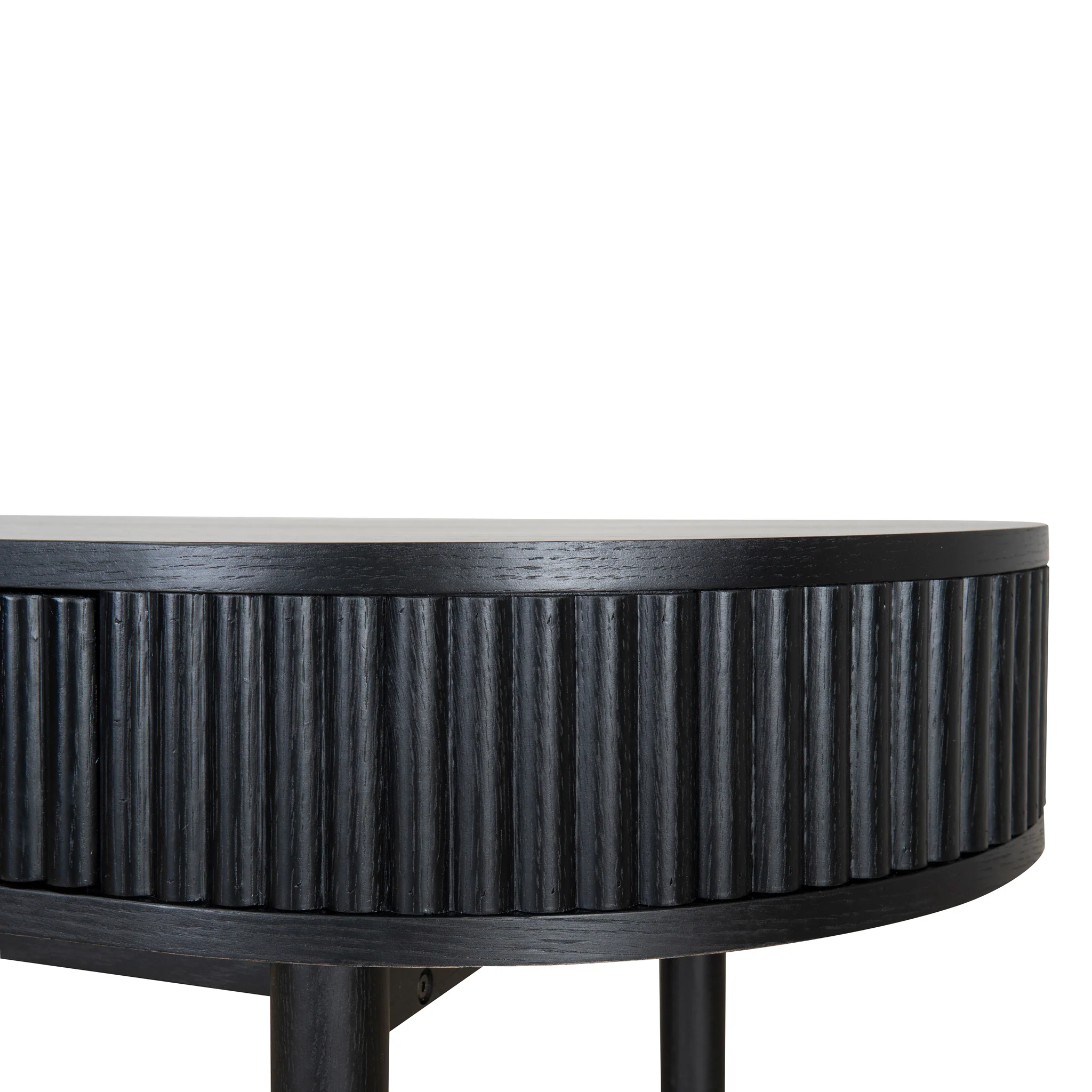 CDT8624-KD 1.2m Home Office Desk - Full Black - Image 9