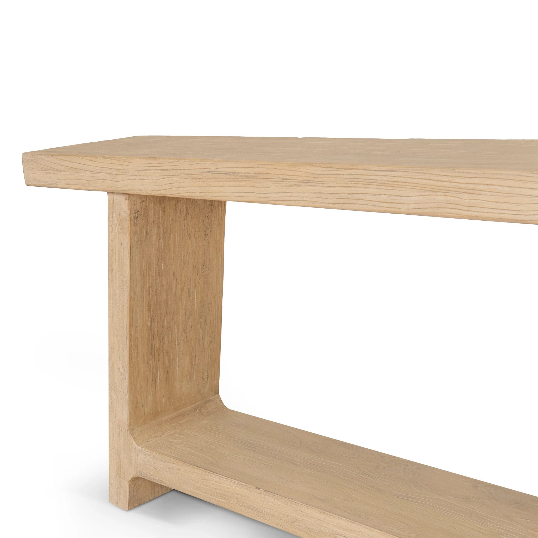 CDT8649-NA 1.52m Elm Console Table - Natural - Image 13