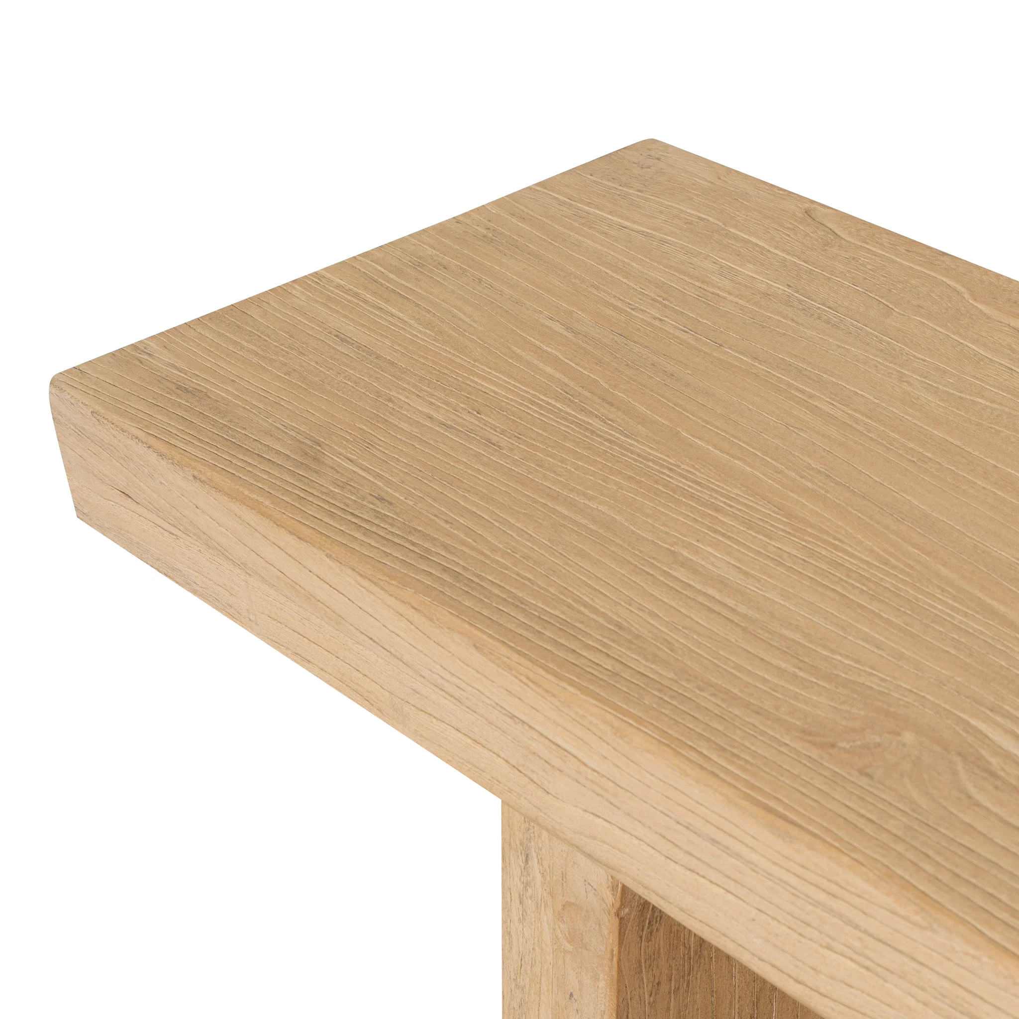 CDT8649-NA 1.52m Elm Console Table - Natural - Image 5