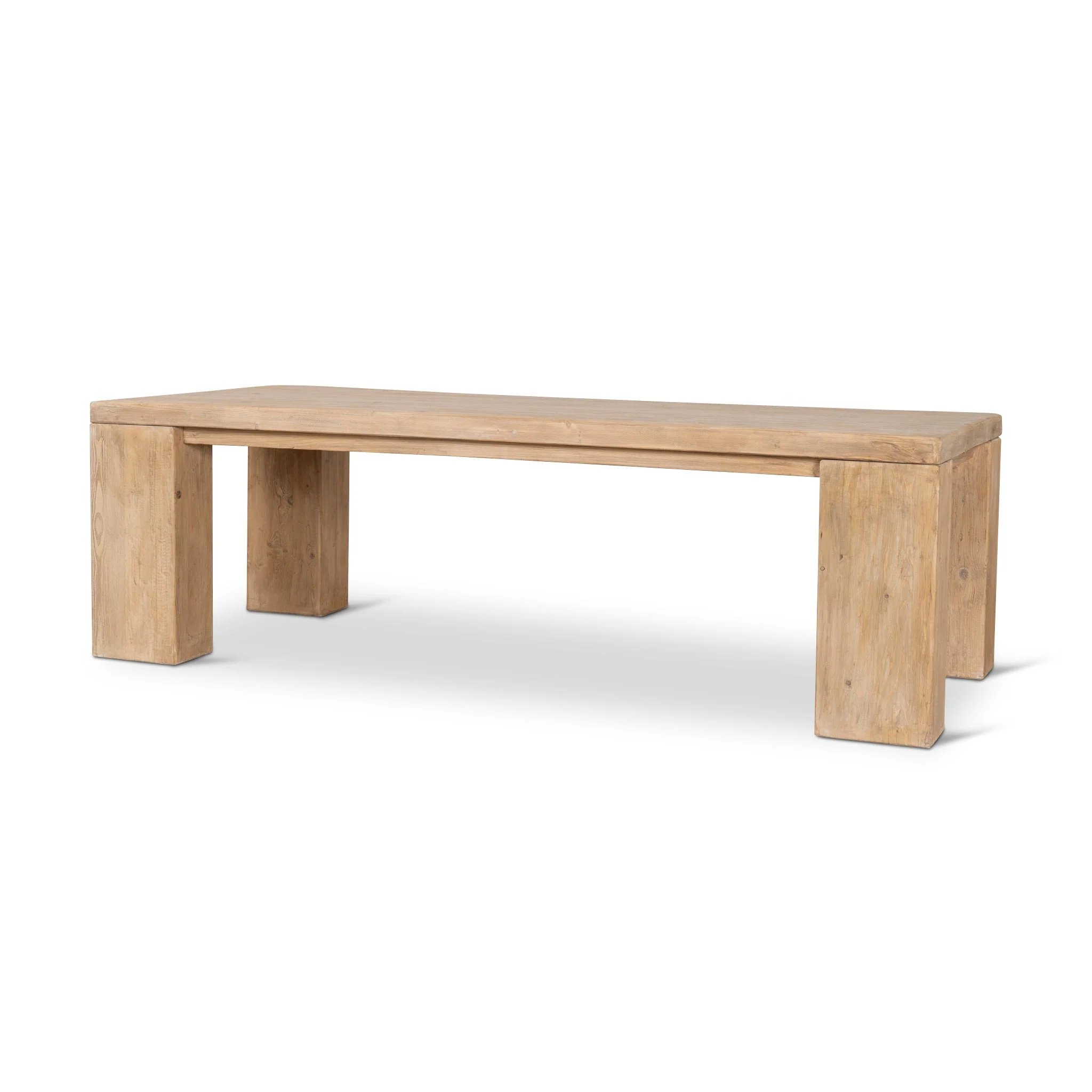 CDT8651-NA 3m Elm Dining Table - Natural