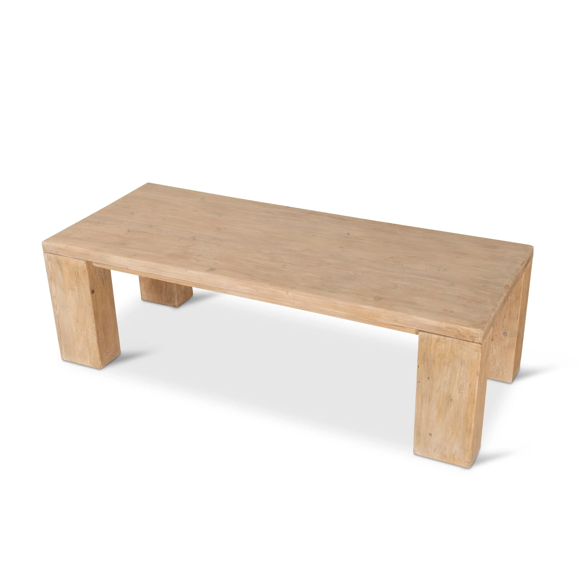 CDT8651-NA 3m Elm Dining Table - Natural - Image 3