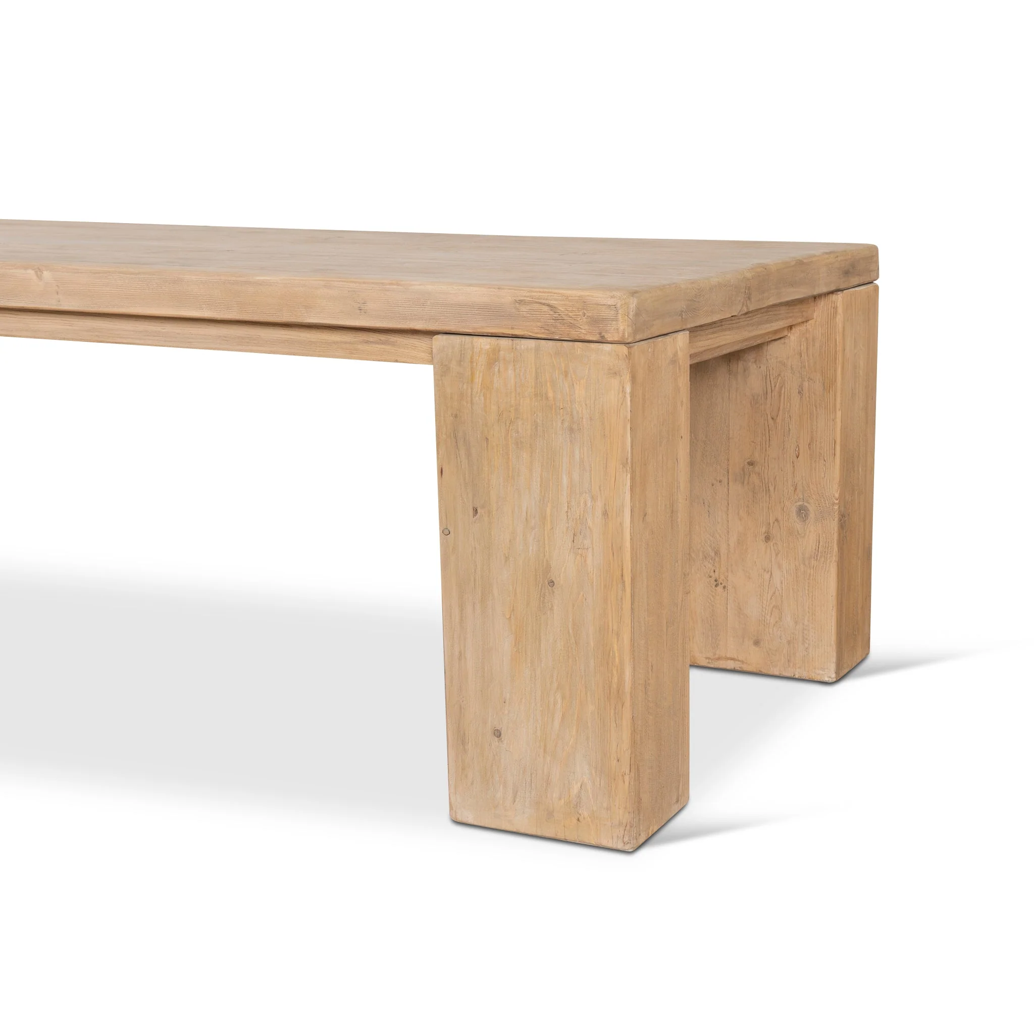 CDT8651-NA 3m Elm Dining Table - Natural - Image 5