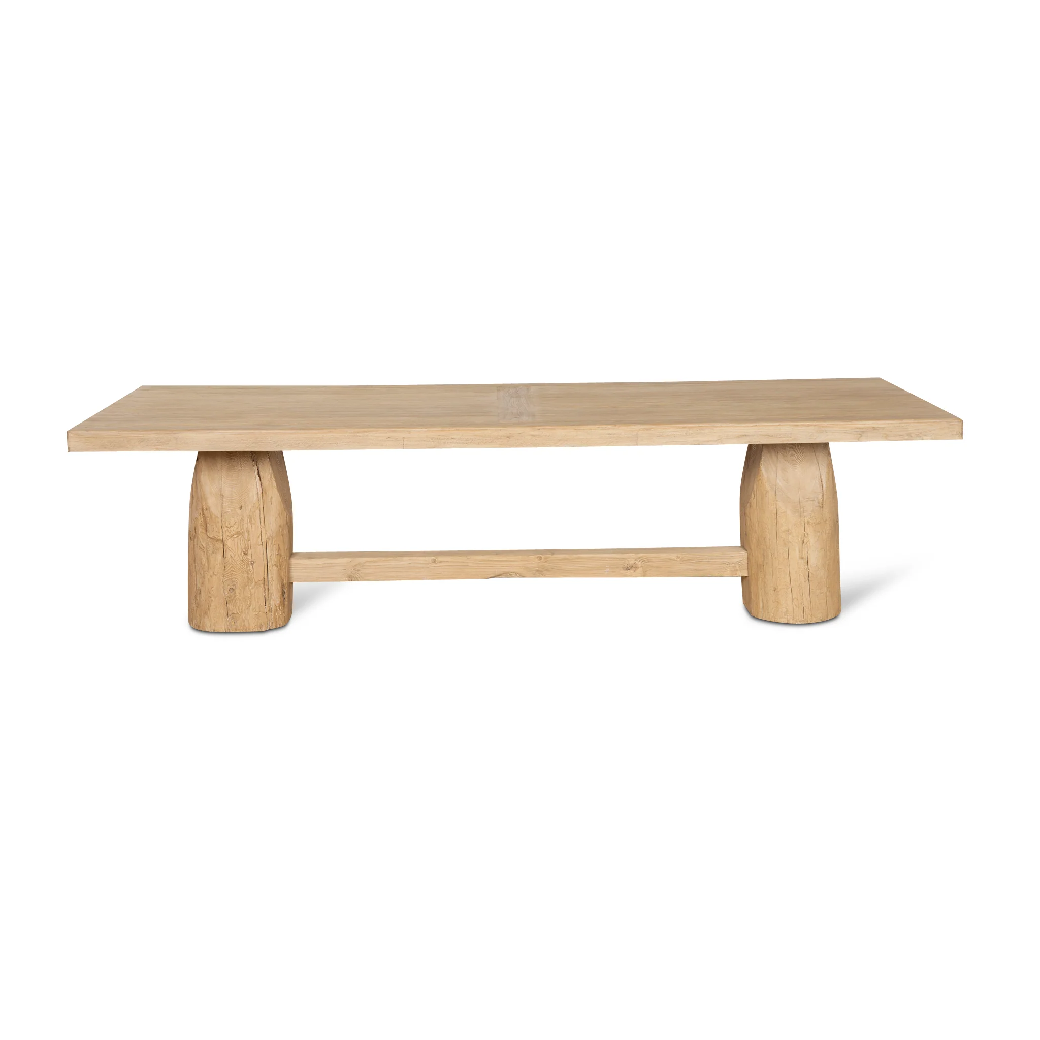 CDT8656-NA 2.8m Elm Dining Table - Natural - Image 2