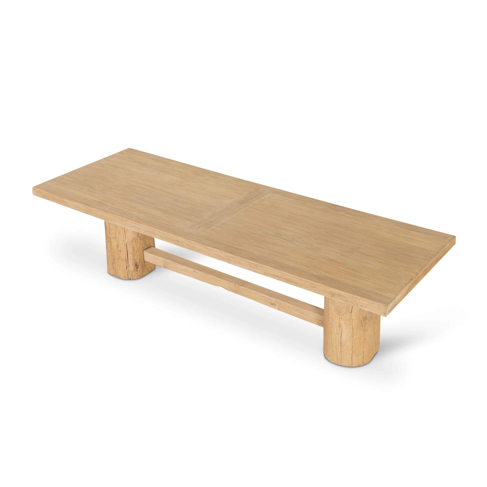 CDT8656-NA 2.8m Elm Dining Table - Natural - Image 3