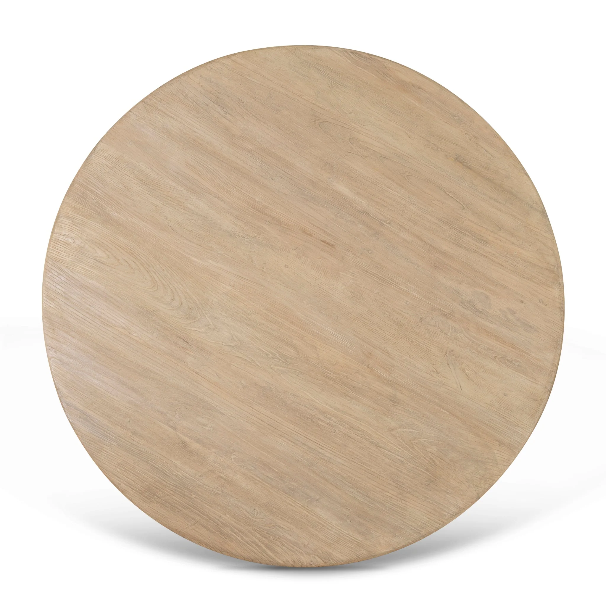 CDT8658-NA 1.52m Elm Round Dining Table - Natural - Image 3