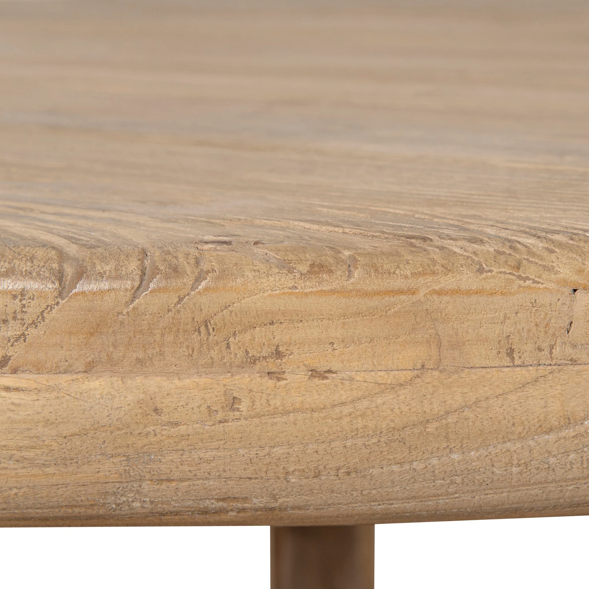 CDT8658-NA 1.52m Elm Round Dining Table - Natural - Image 7