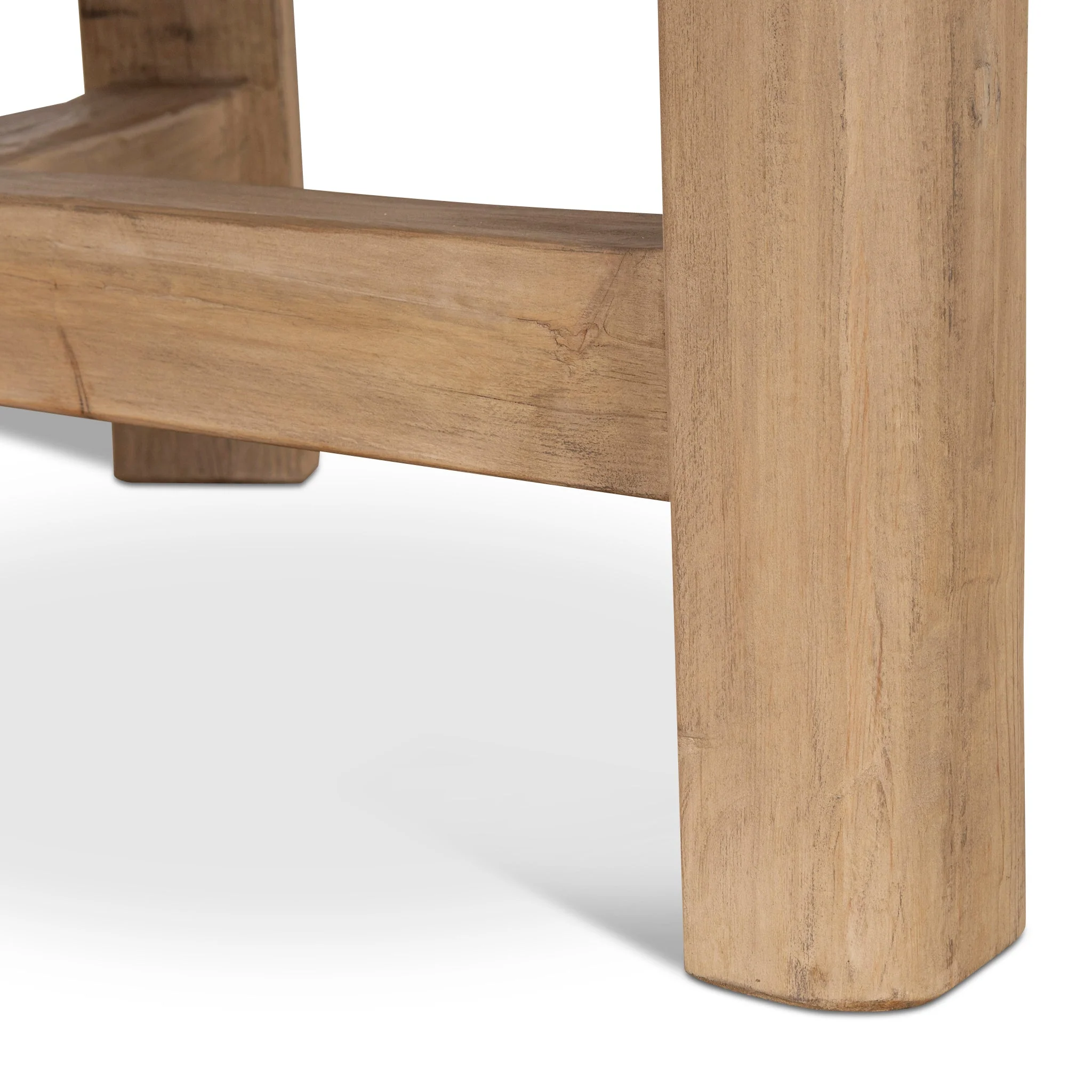 CDT8658-NA 1.52m Elm Round Dining Table - Natural - Image 8