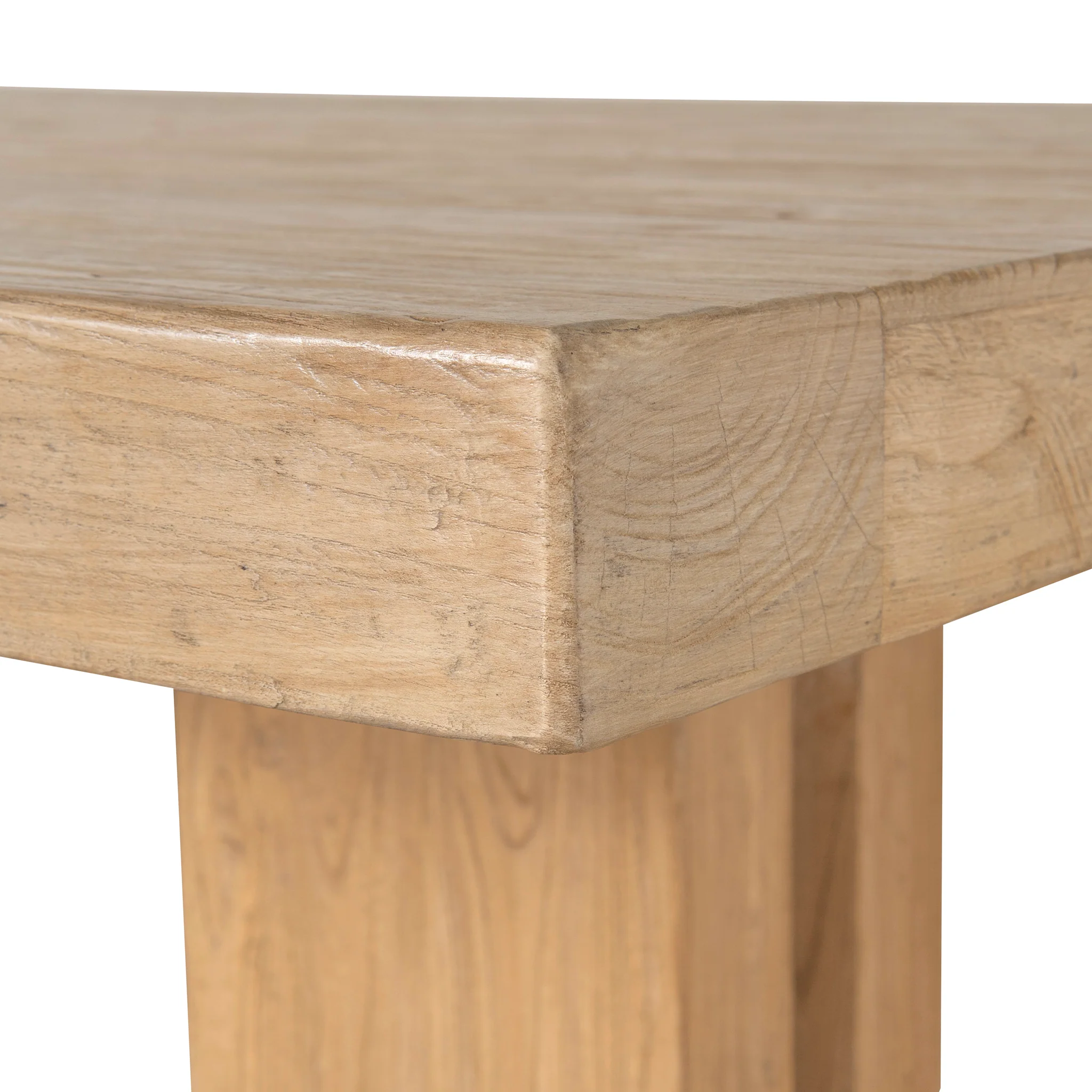 CDT8659-NA 2.44m Elm Dining Table - Natural - Image 15