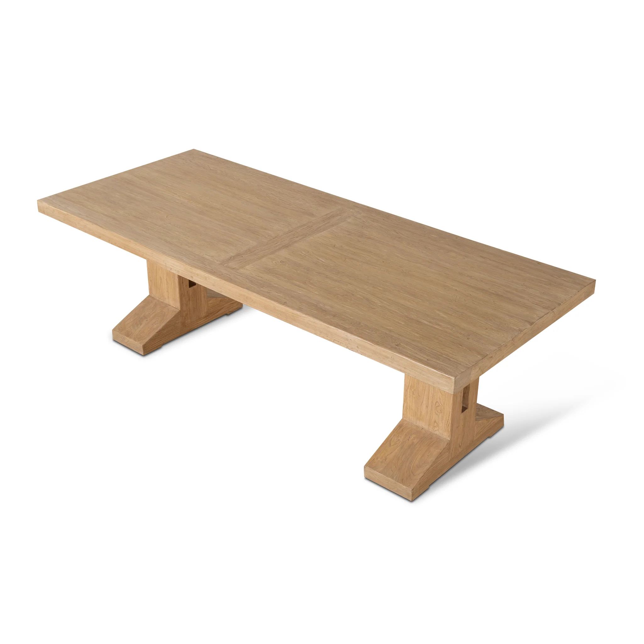 CDT8659-NA 2.44m Elm Dining Table - Natural - Image 3
