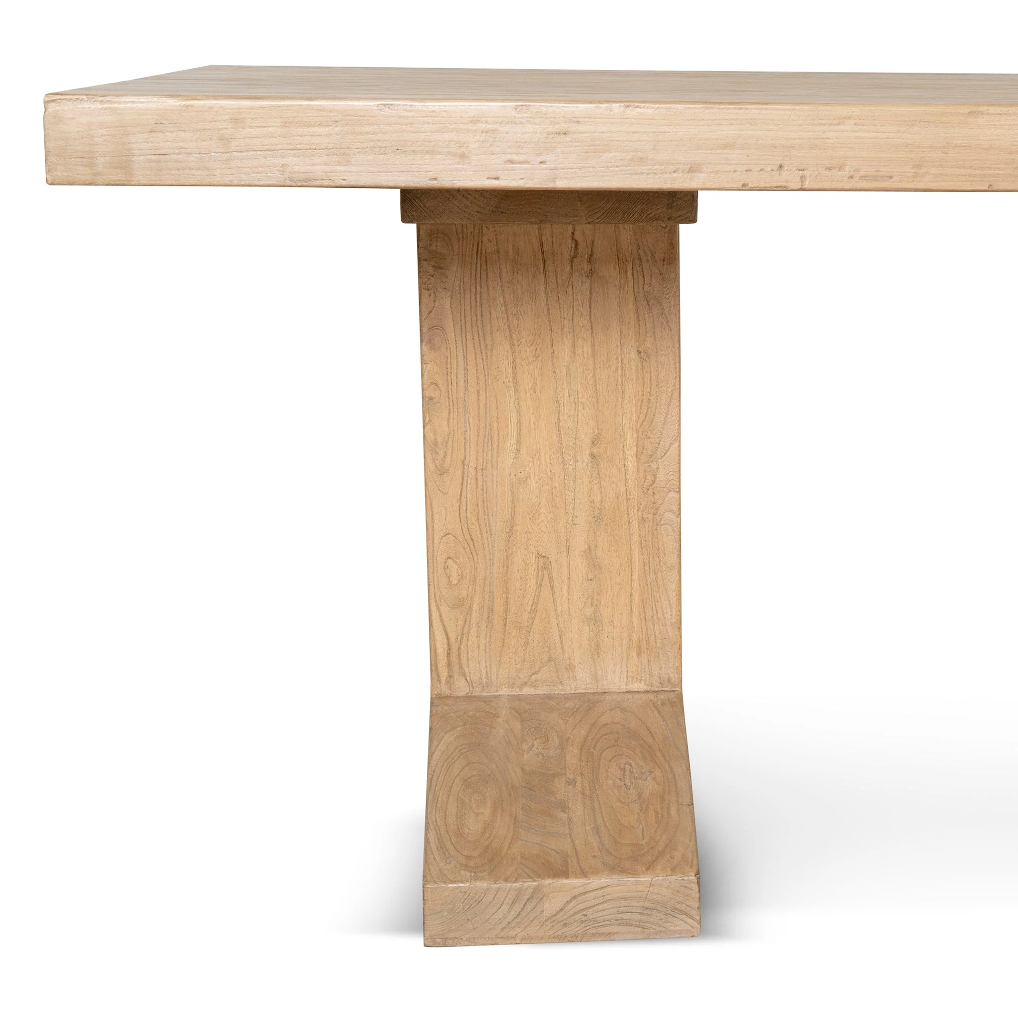 CDT8660-NA 3m Elm Dining Table - Natural - Image 7