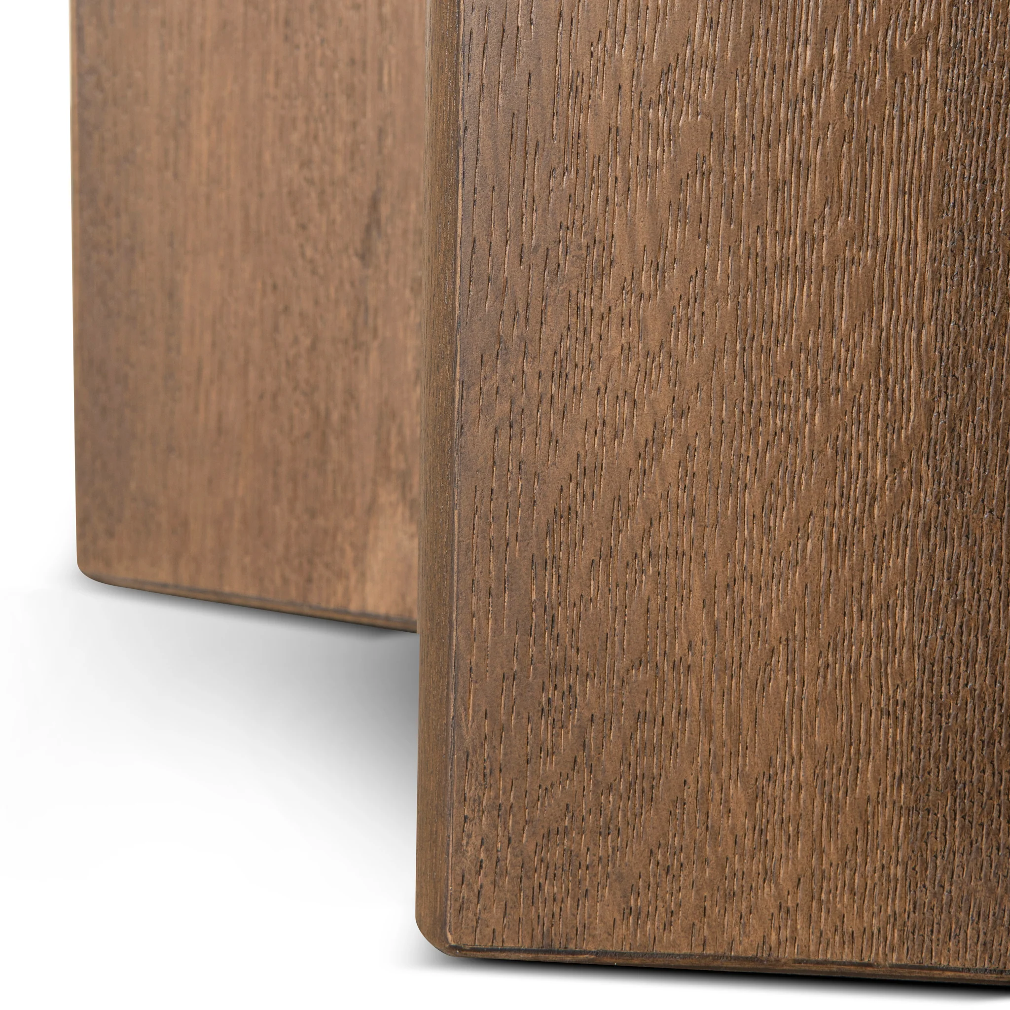 CDT8696-VA 2.4m Pill Shape Dining Table - Caramel Oak - Image 11