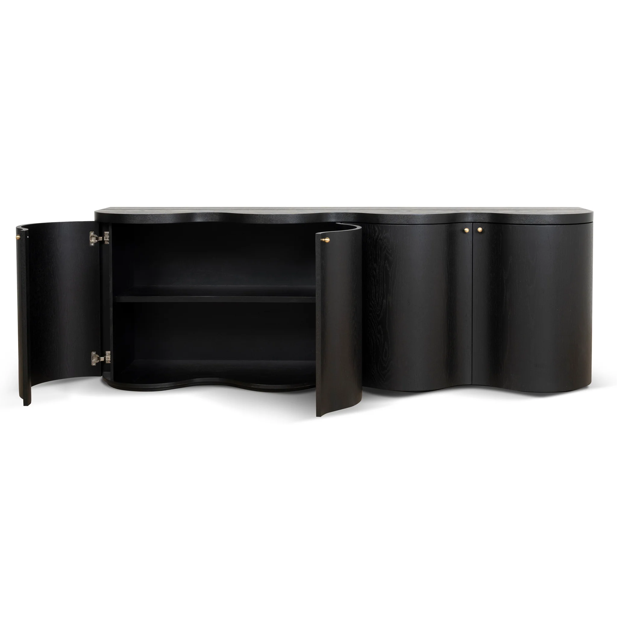 CDT8706-VA 2.15m Buffet Unit - Textured Espresso Black - Image 4
