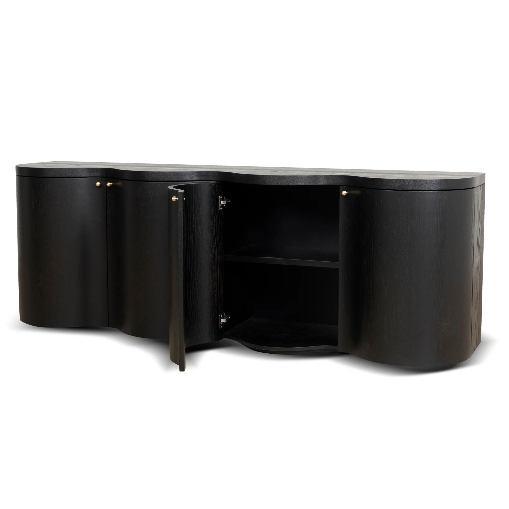 CDT8706-VA 2.15m Buffet Unit - Textured Espresso Black - Image 5
