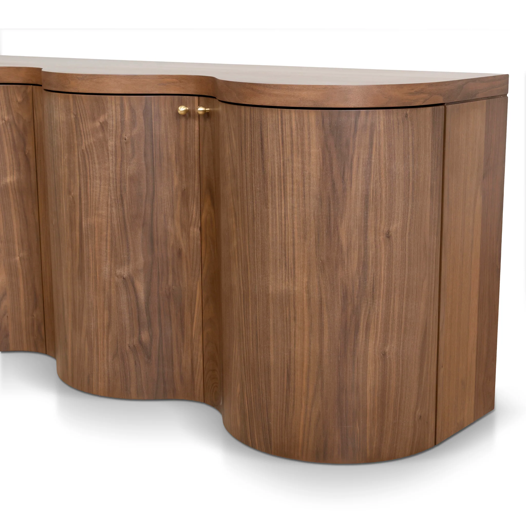 CDT8707-VA 2.15m Buffet Unit - Light Walnut - Image 8