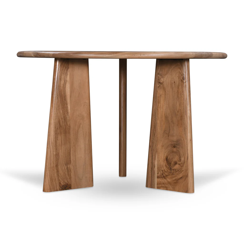 CDT8719-RB 1.2m Round Dining Table - Natural - Image 3