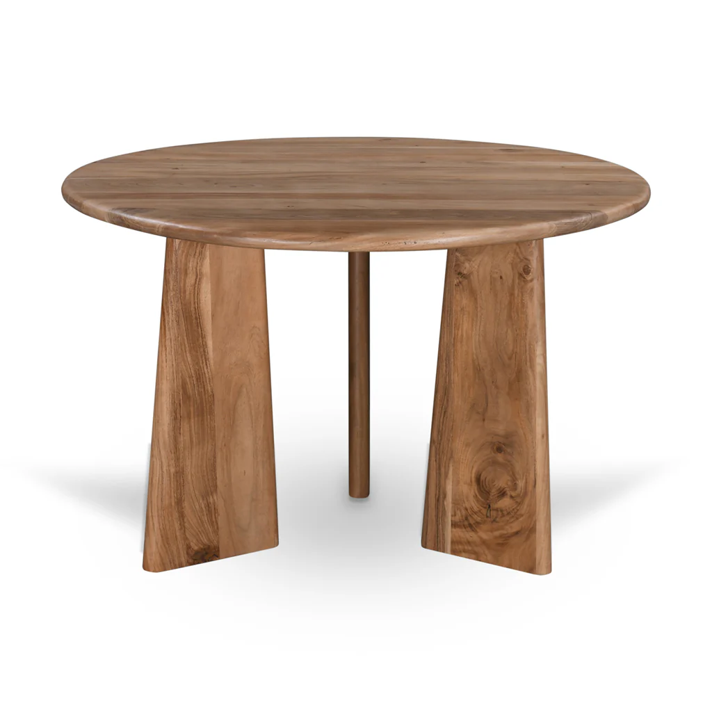 CDT8719-RB 1.2m Round Dining Table - Natural - Image 5