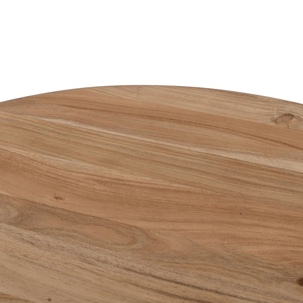 CDT8719-RB 1.2m Round Dining Table - Natural - Image 7