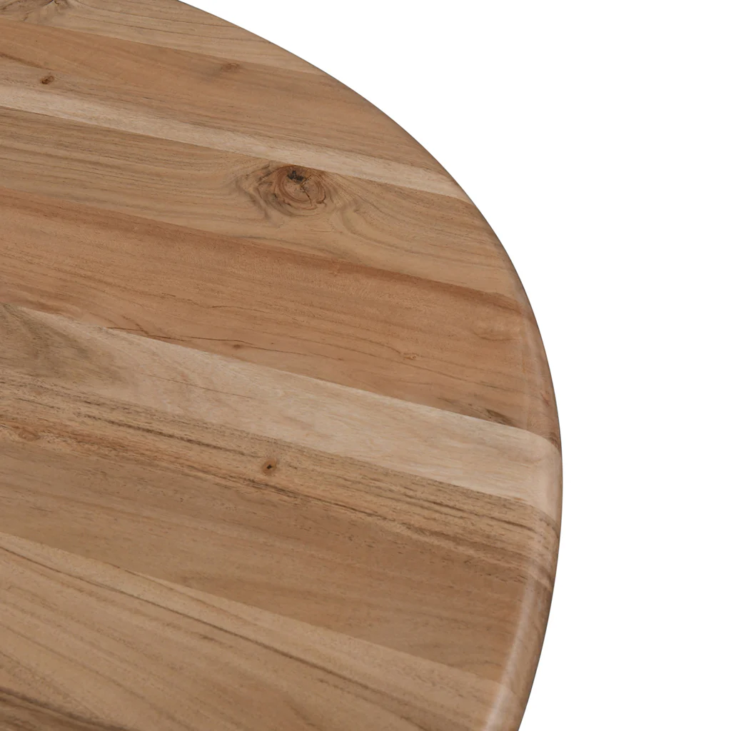 CDT8719-RB 1.2m Round Dining Table - Natural - Image 9