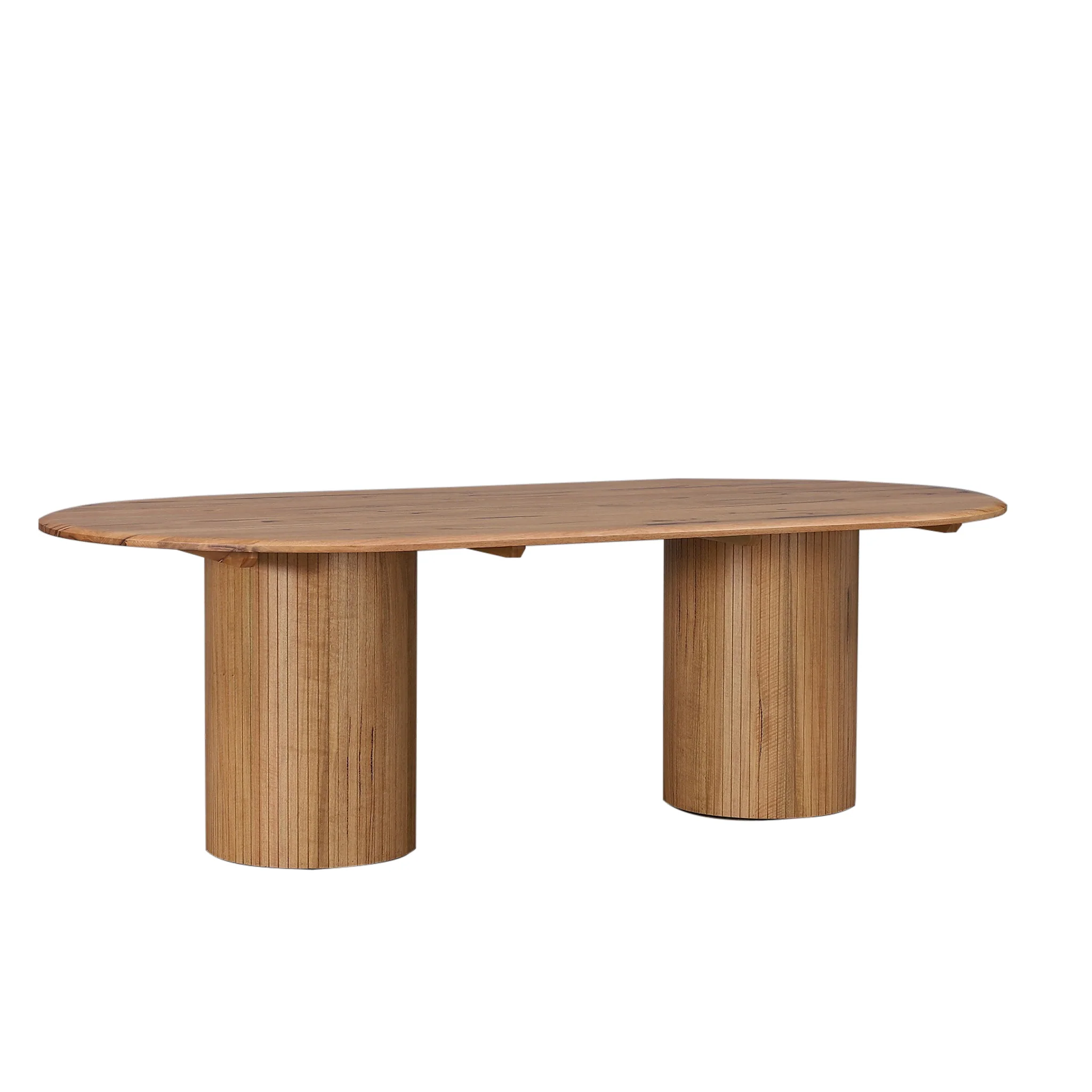 CDT8764-MA 2.4m Oval Dining Table - Natural - Image 4