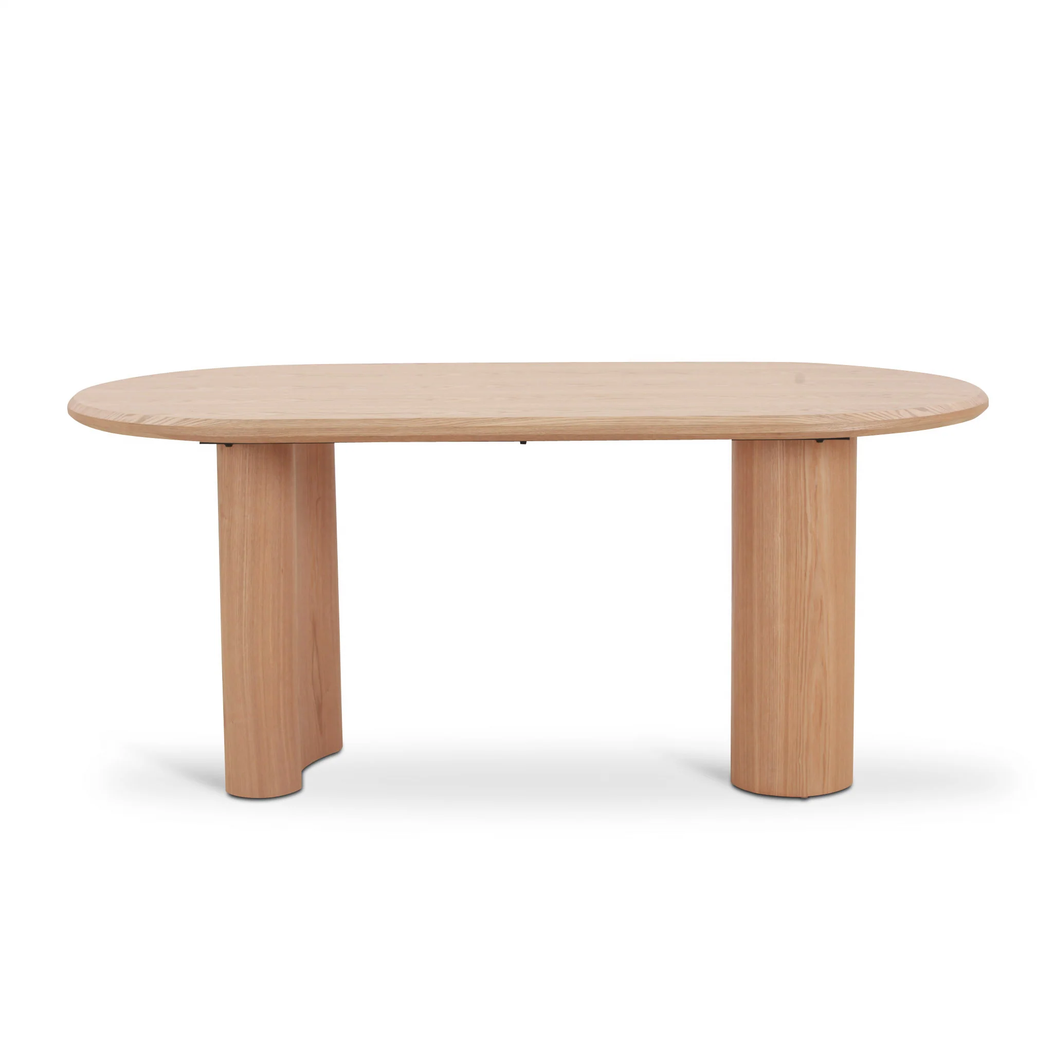 CDT8931-DW 1.8m Oval Dining Table - Natural - Image 2