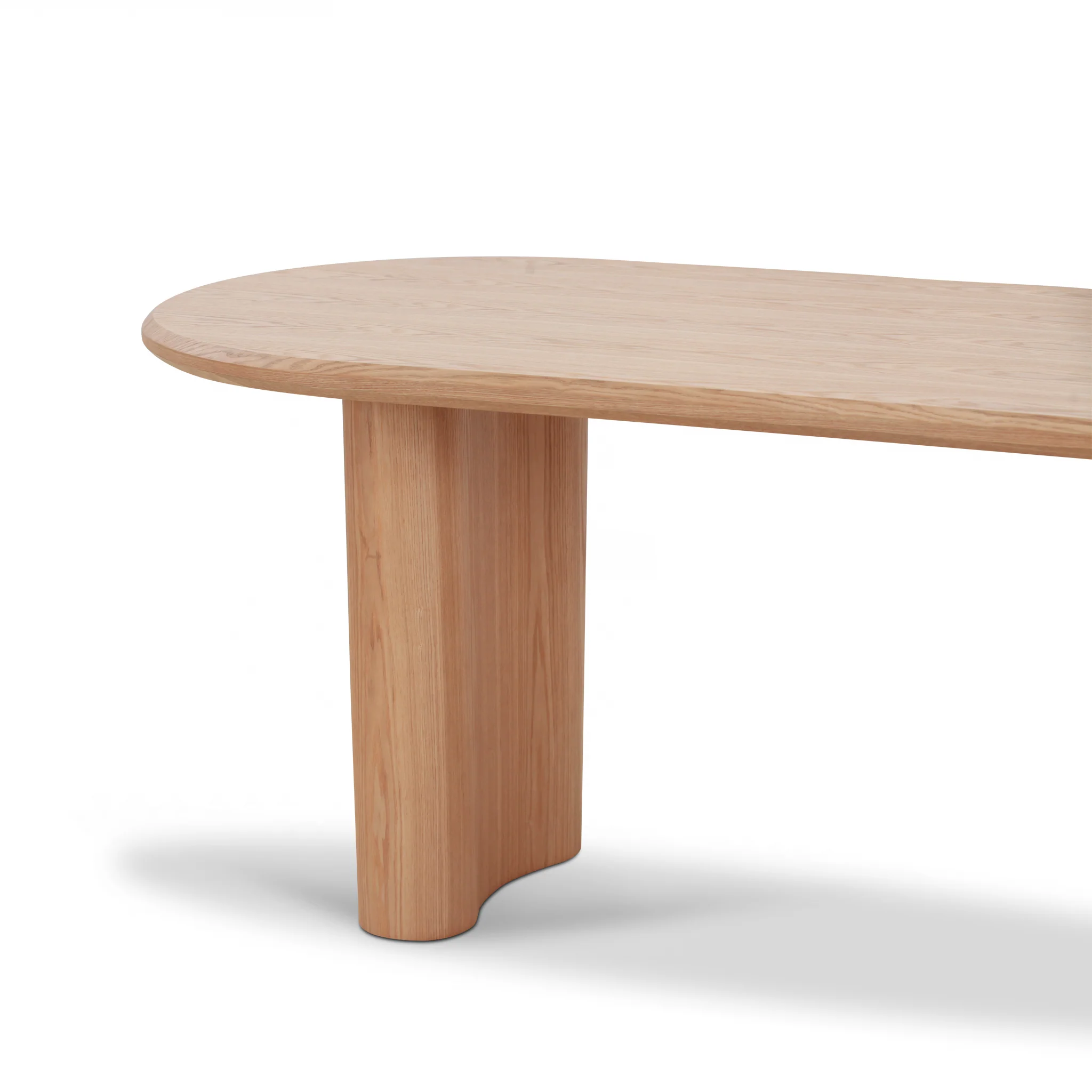 CDT8931-DW 1.8m Oval Dining Table - Natural - Image 3