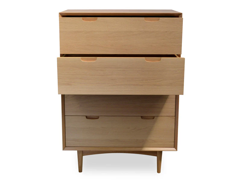 CDT920-VN 4 Drawer Chest - Natural - Image 4