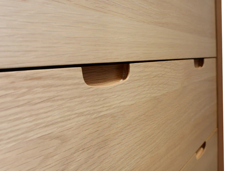 CDT920-VN 4 Drawer Chest - Natural - Image 7