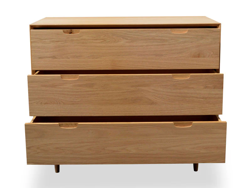 CDT921-VN 3 Drawer Chest - Natural - Image 7