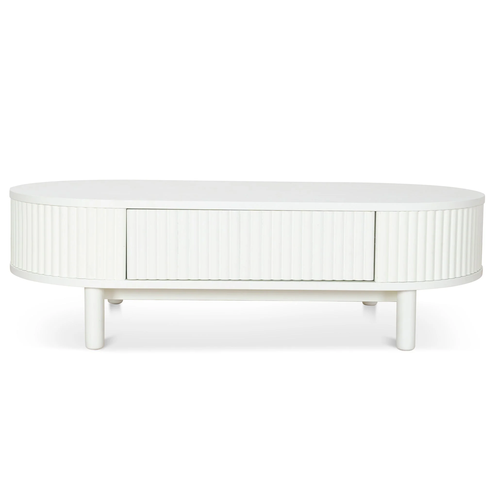 CCF10100-KD 1.2m Coffee Table - Warm White - Image 2