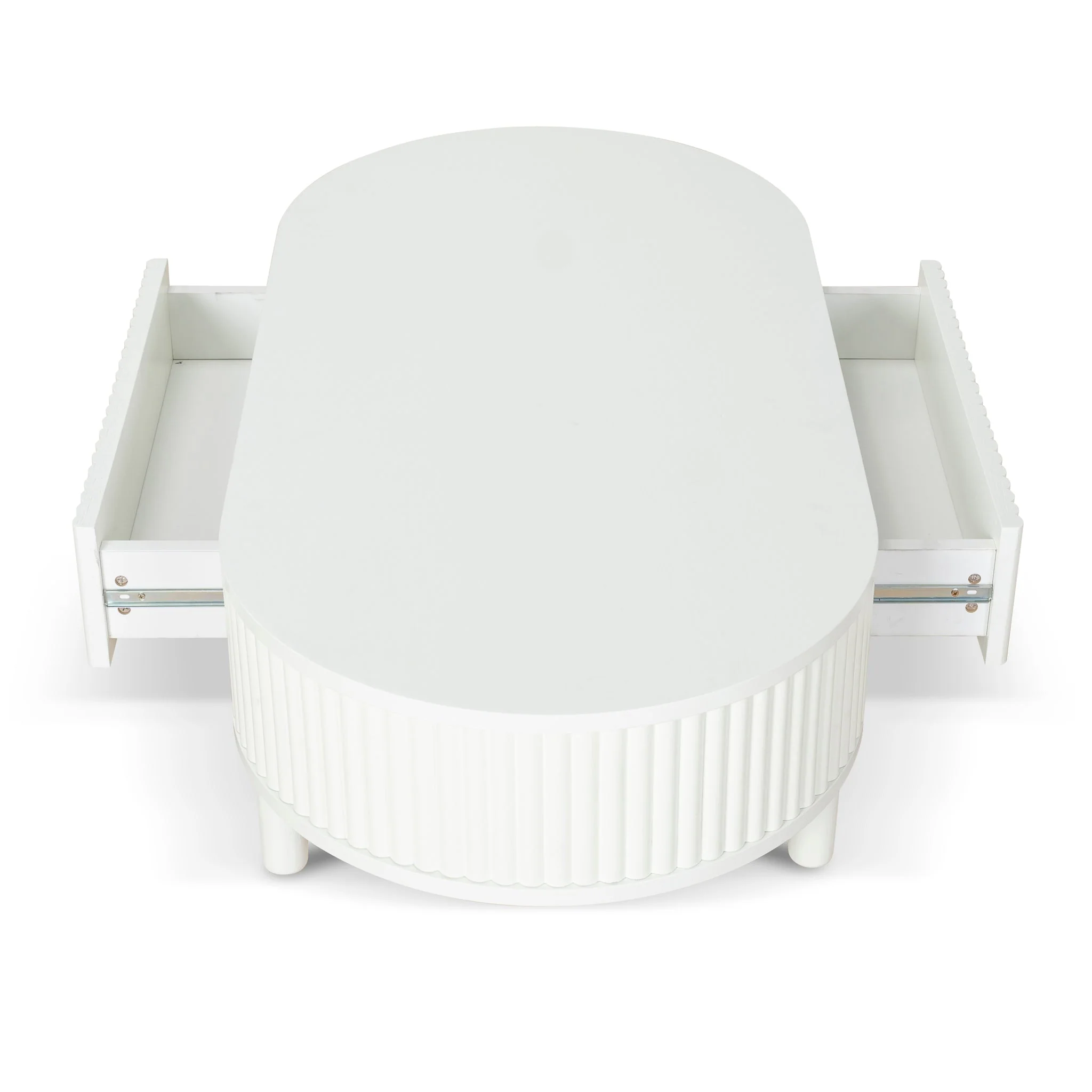 CCF10100-KD 1.2m Coffee Table - Warm White - Image 5
