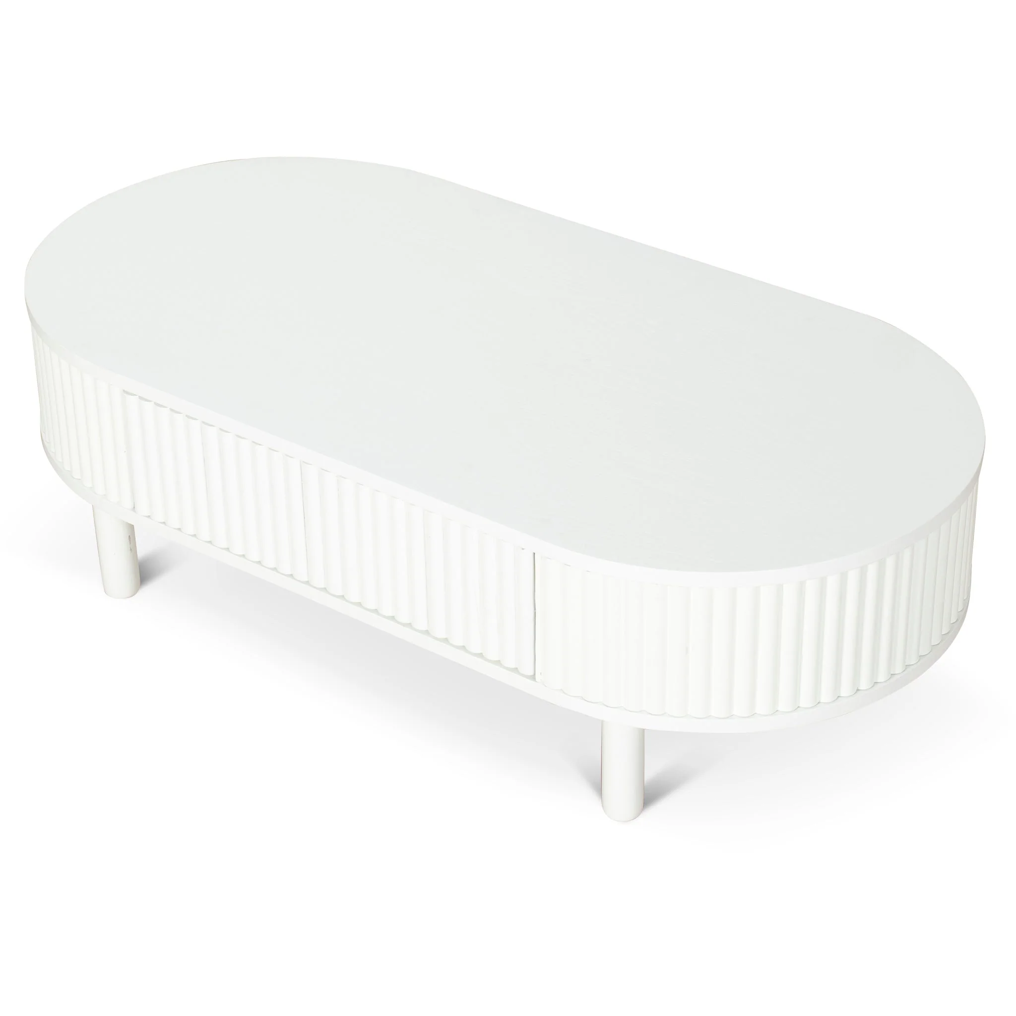 CCF10100-KD 1.2m Coffee Table - Warm White - Image 6