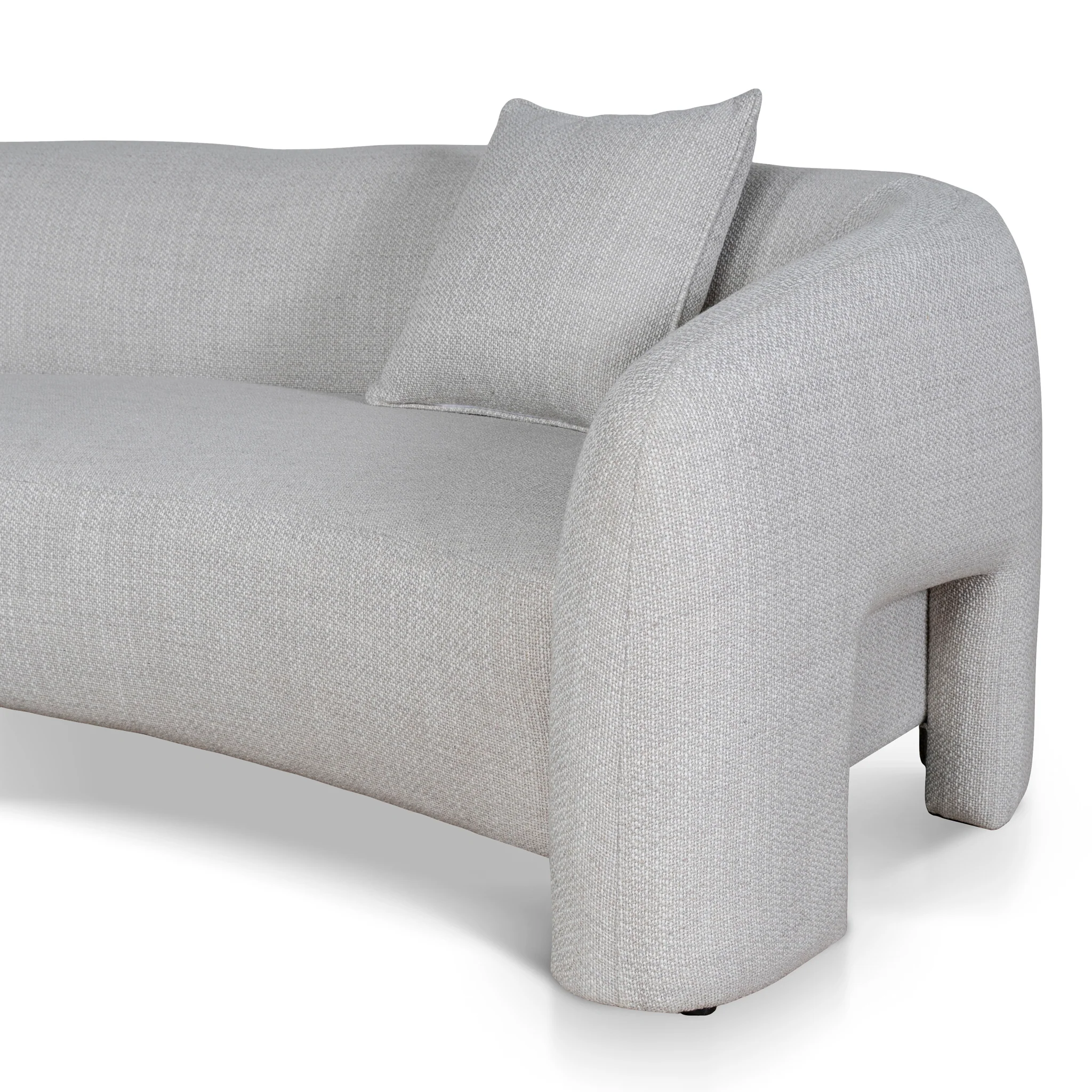 CLC10001-OLS 3 Seater Sofa - Beige Linen - Image 5