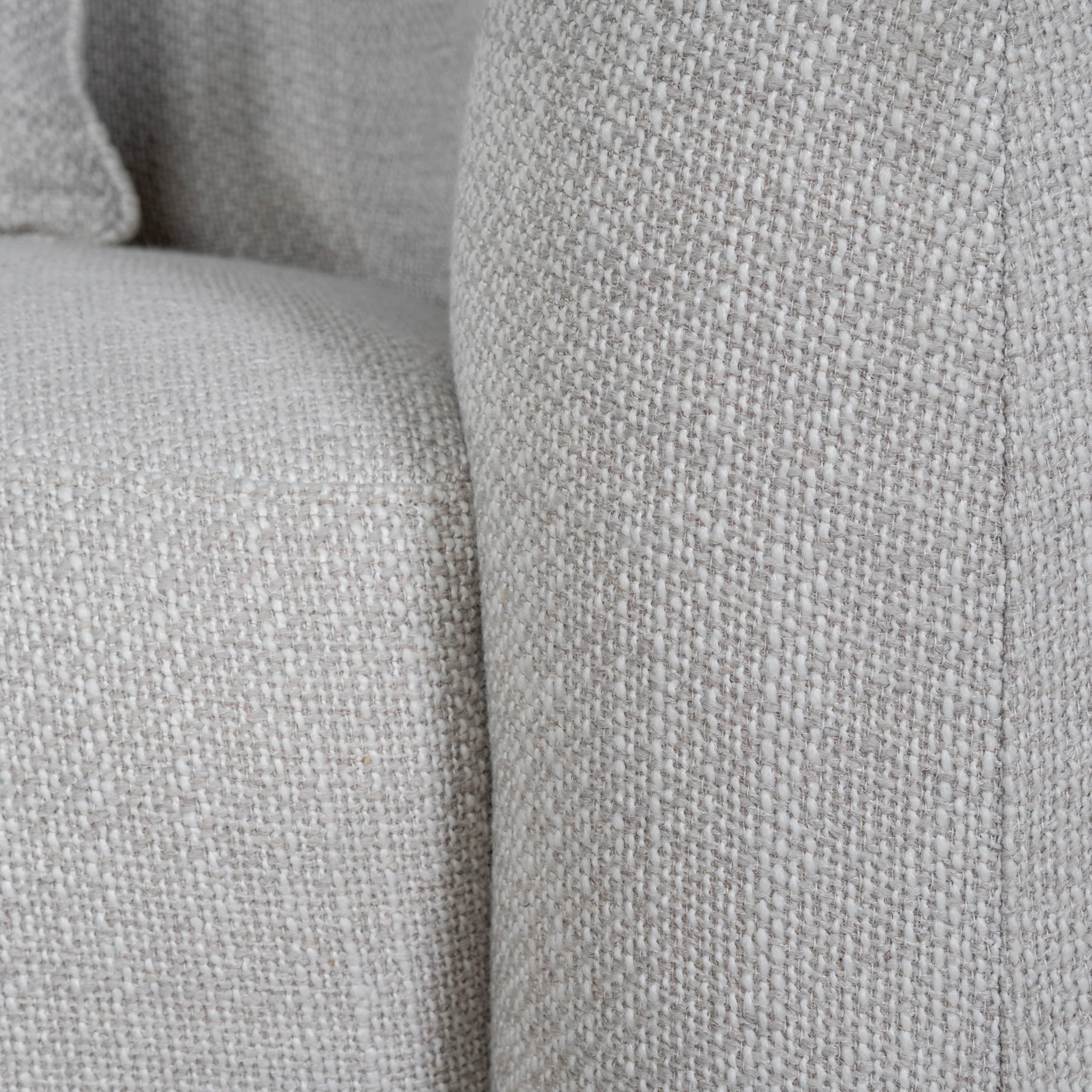 CLC10001-OLS 3 Seater Sofa - Beige Linen - Image 9