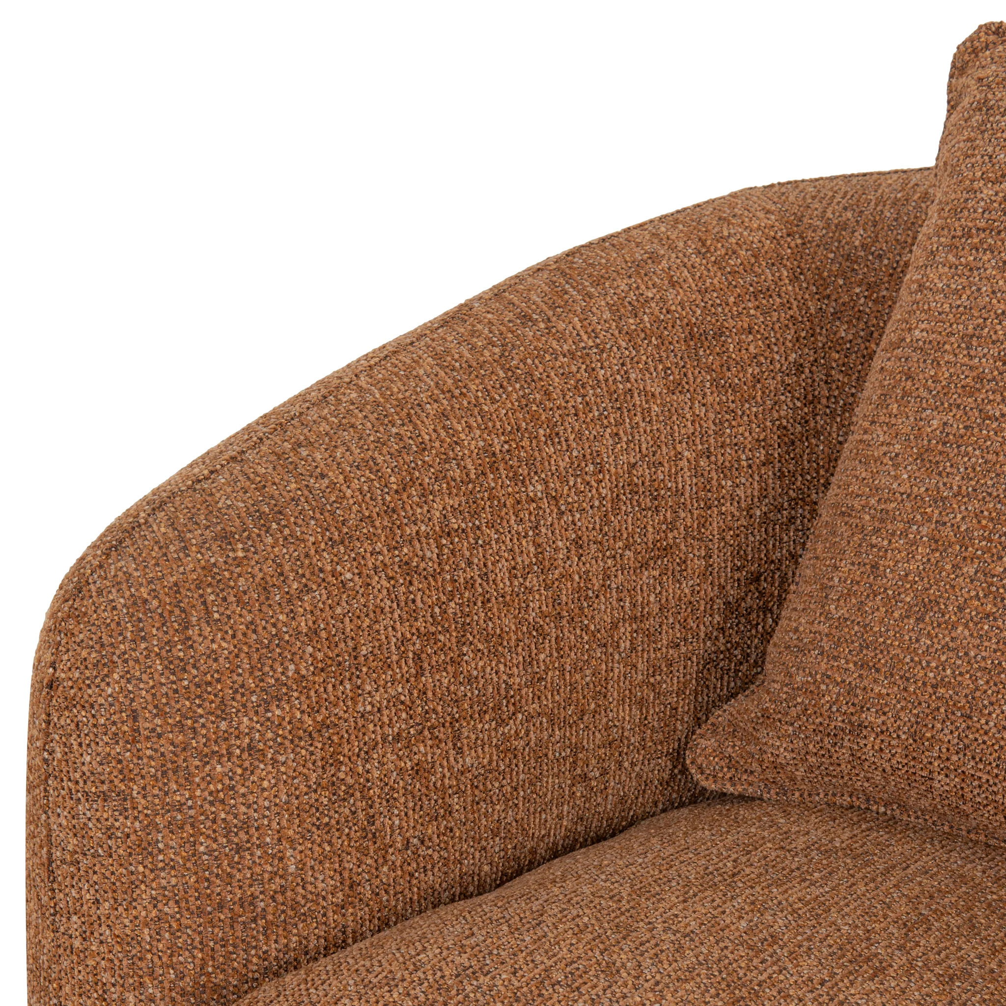 CLC10005-OLS Armchair - Coral Orange - Image 10