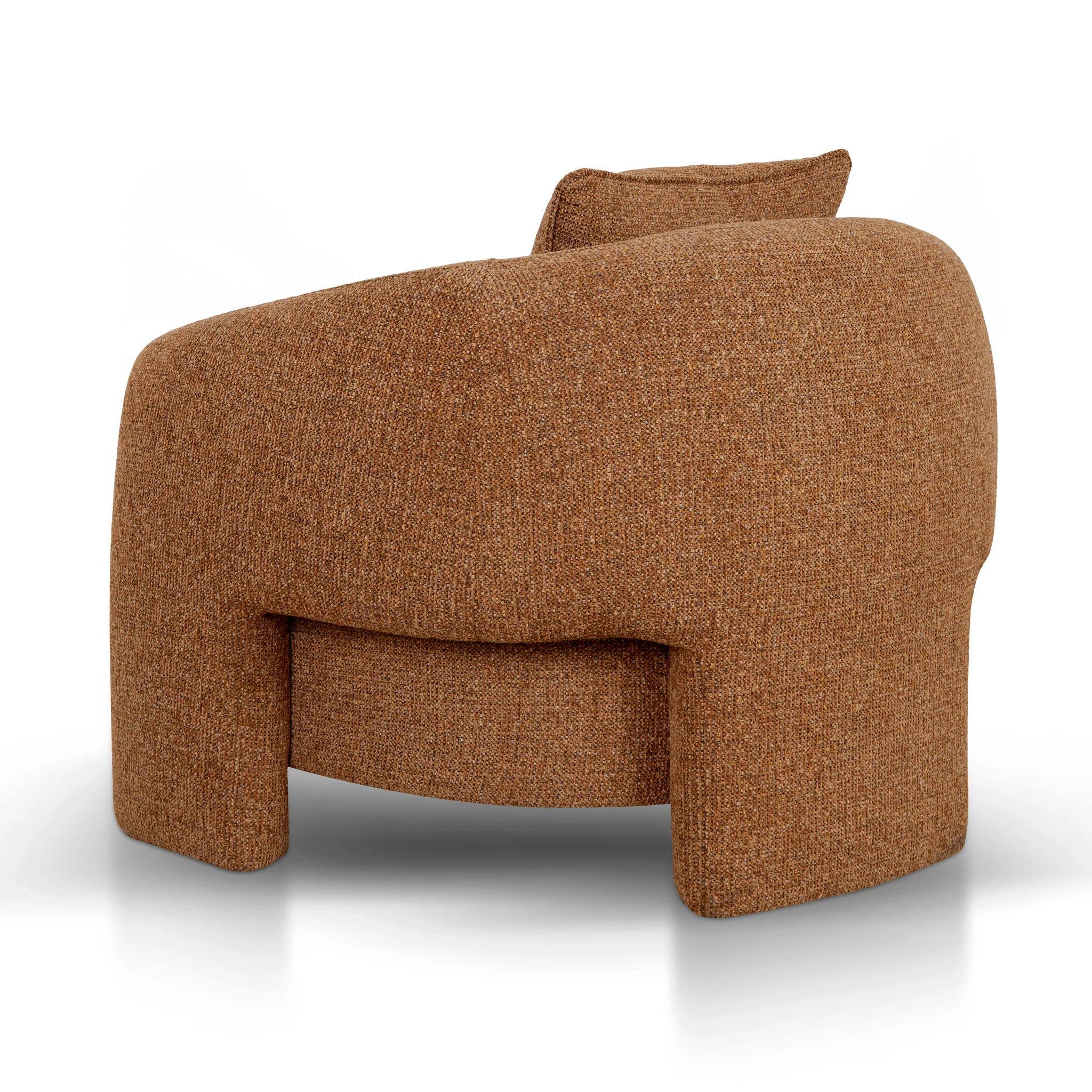 CLC10005-OLS Armchair - Coral Orange - Image 5