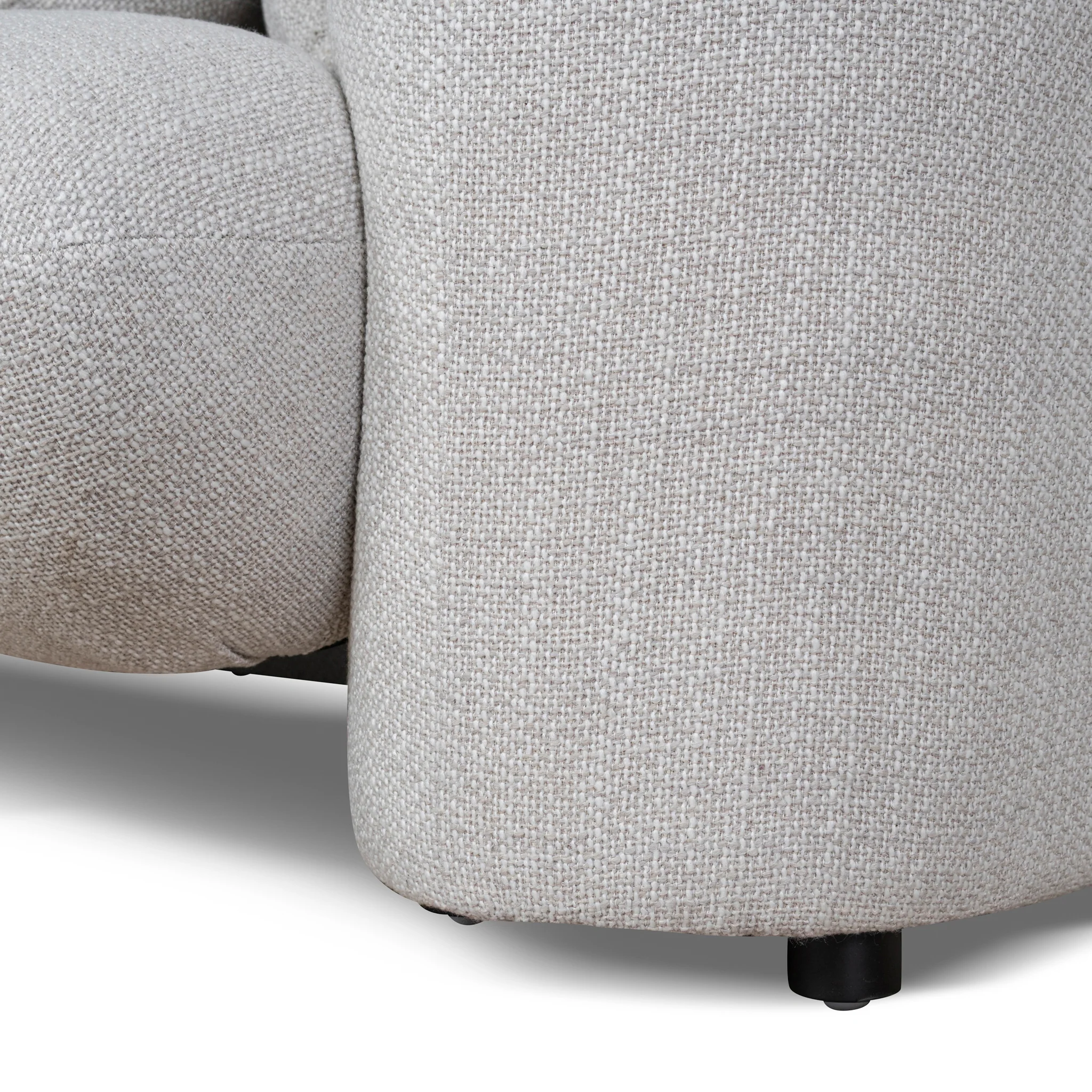 CLC10008-OLS 3 Seater Sofa - Beige Linen - Image 12